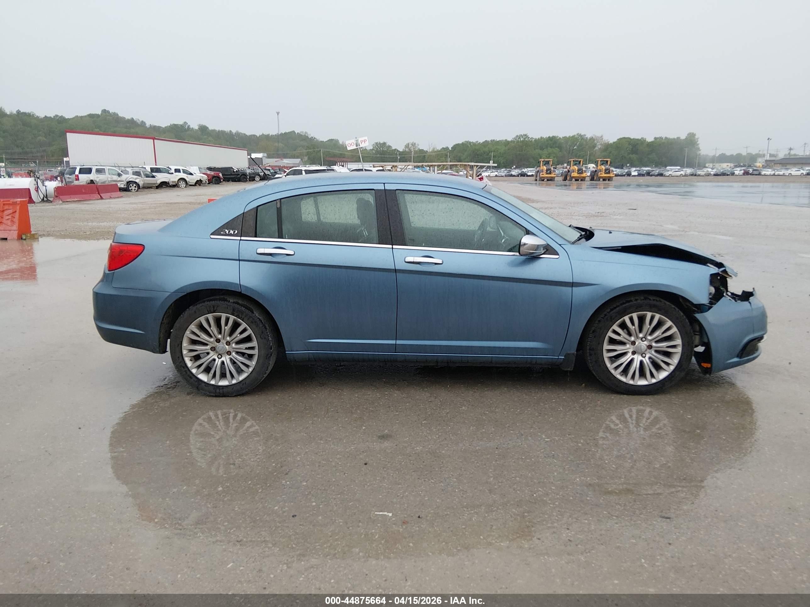 2011 Chrysler 200 Limited Blue vin: 1C3BC2FG1BN619345
