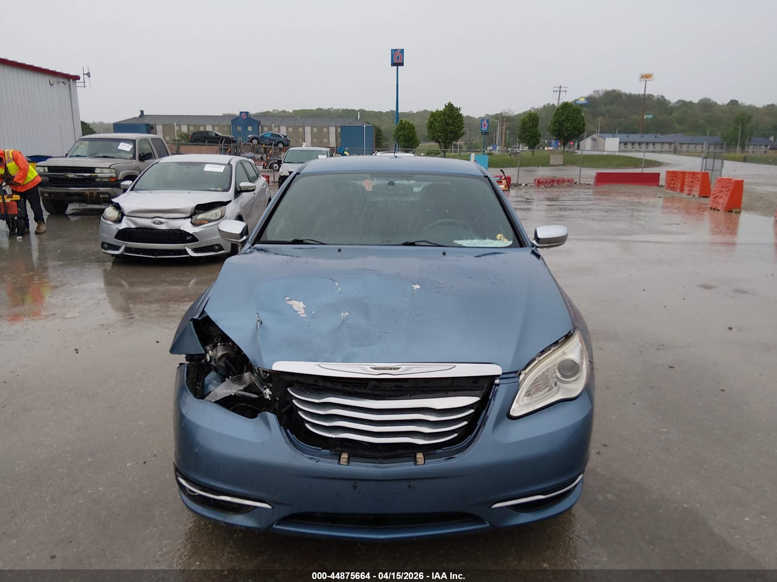 2011 Chrysler 200 Limited Blue vin: 1C3BC2FG1BN619345