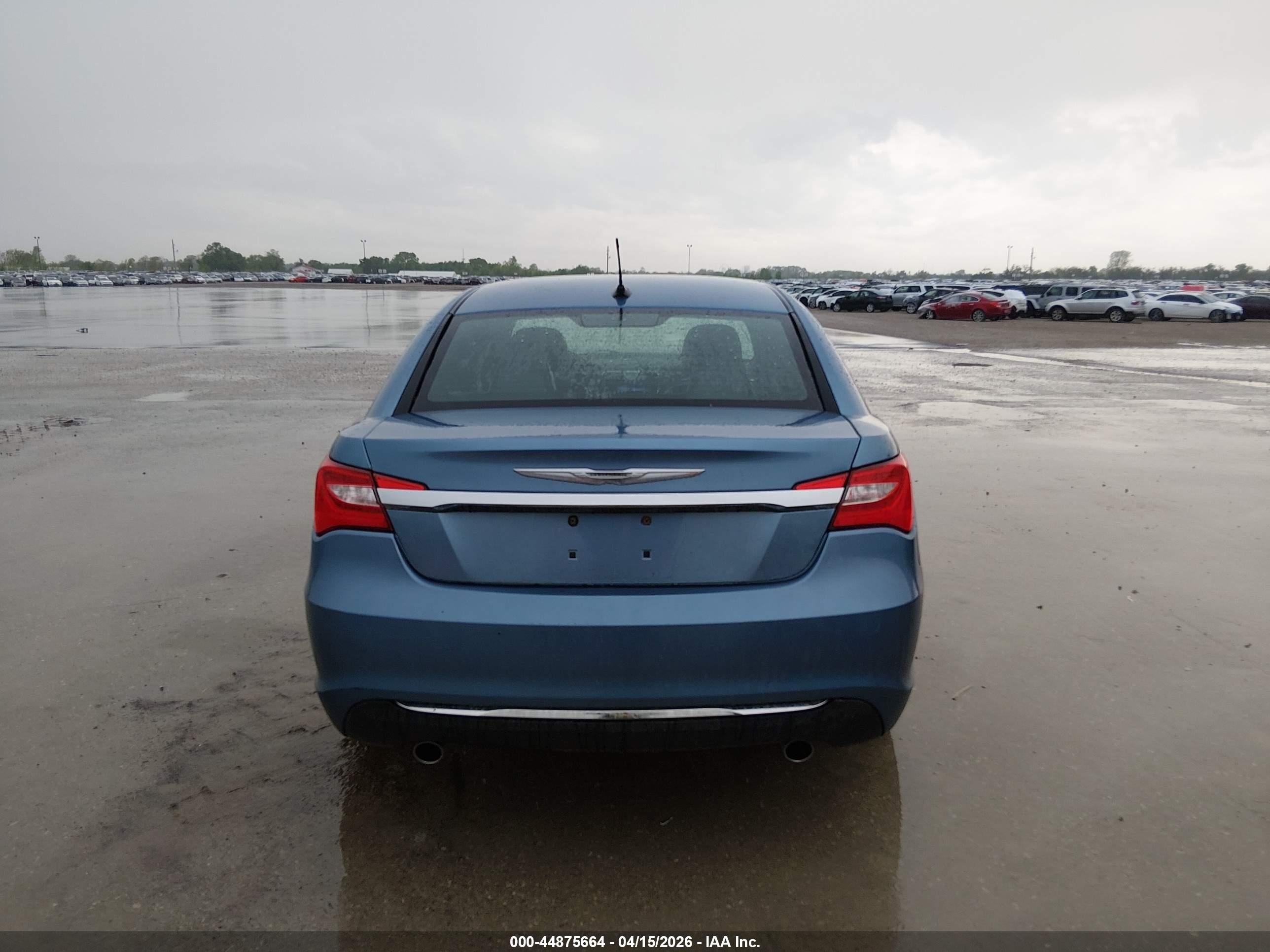 2011 Chrysler 200 Limited Blue vin: 1C3BC2FG1BN619345