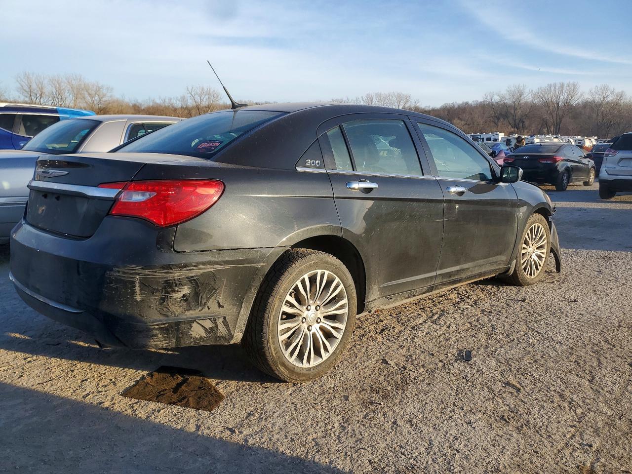 2011 Chrysler 200 Limited Black vin: 1C3BC2FG3BN505749