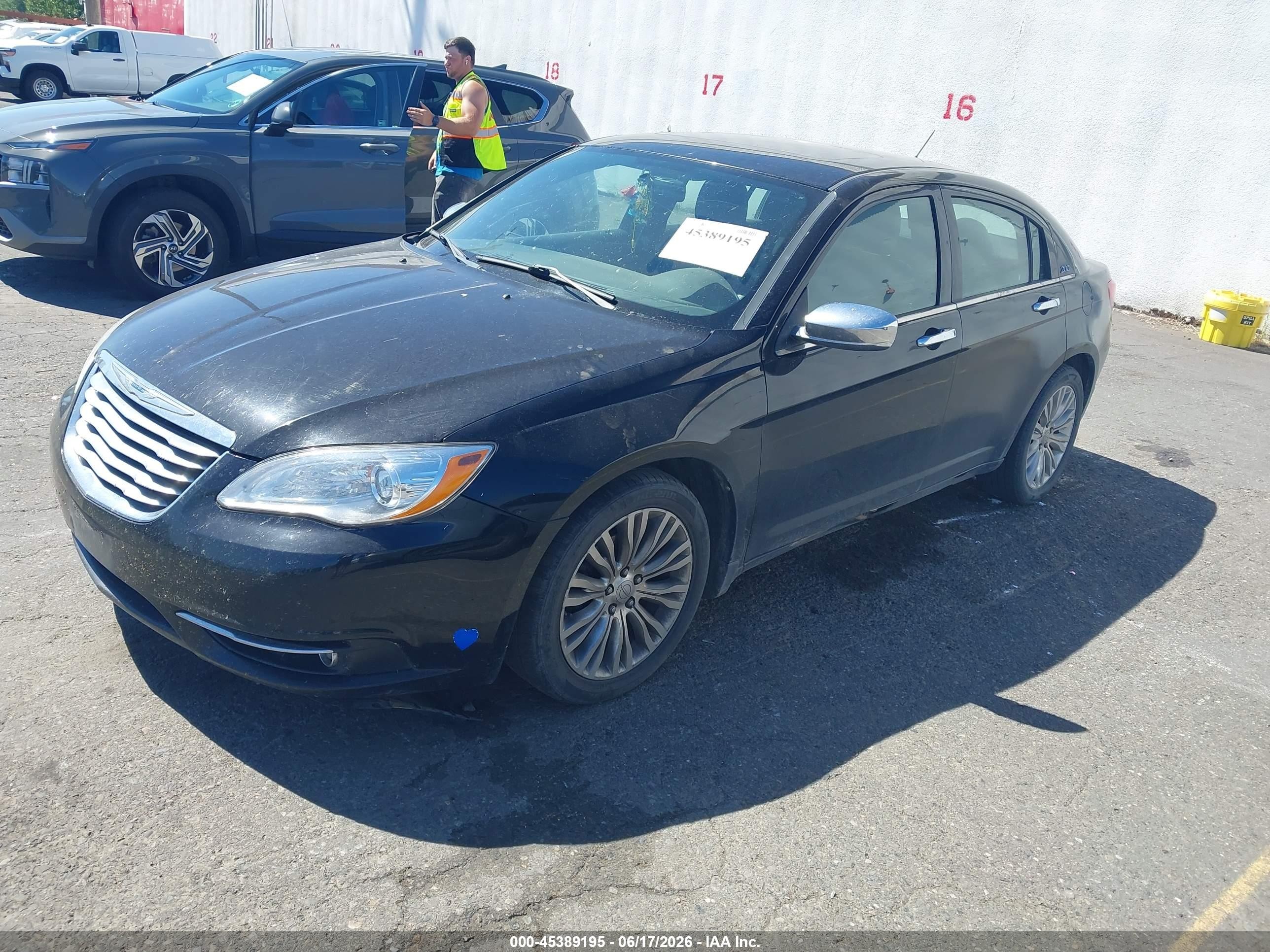 2011 Chrysler 200 Limited Black vin: 1C3BC2FG3BN581679
