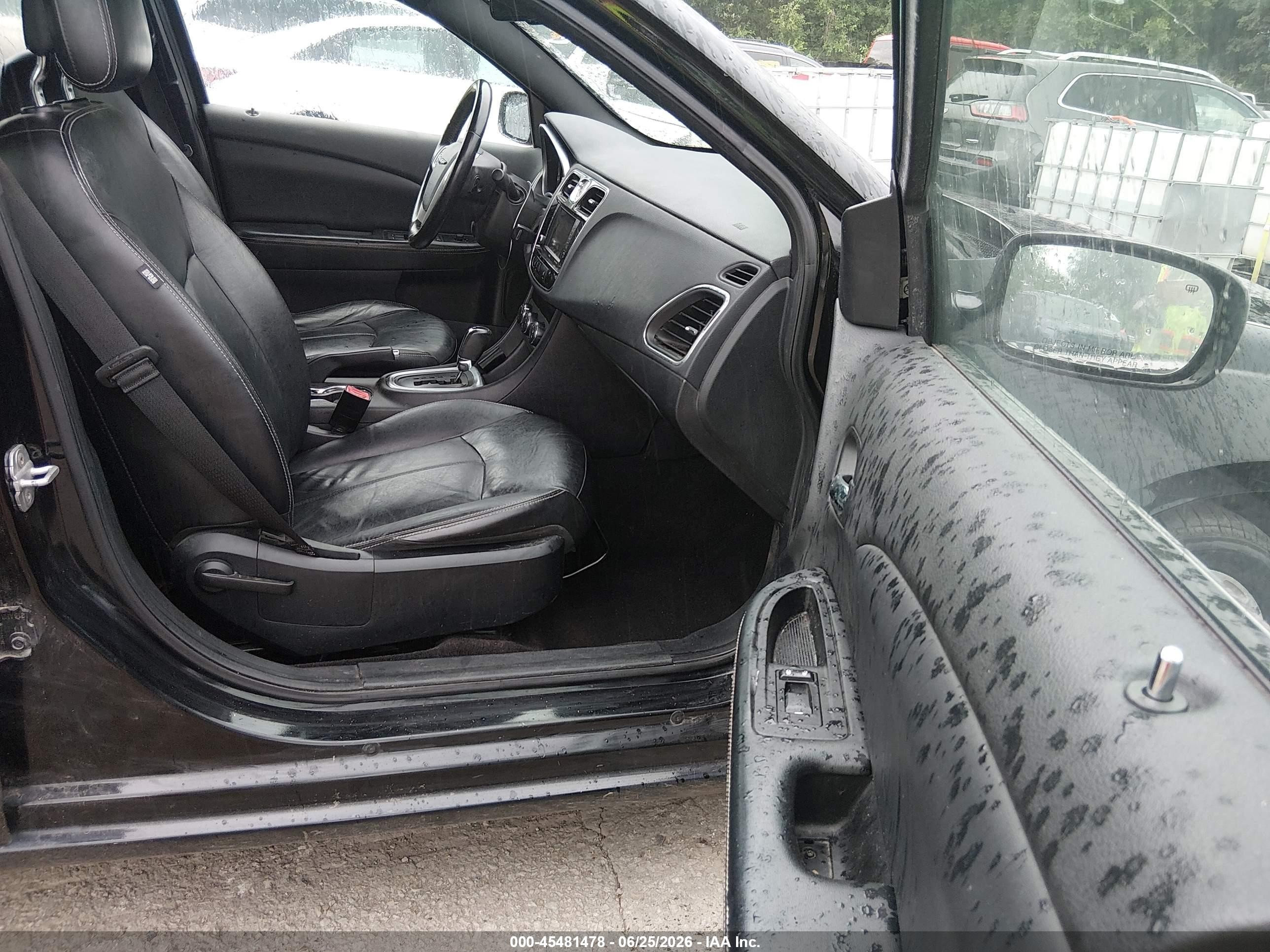 2011 Chrysler 200 Limited Black vin: 1C3BC2FG3BN599356