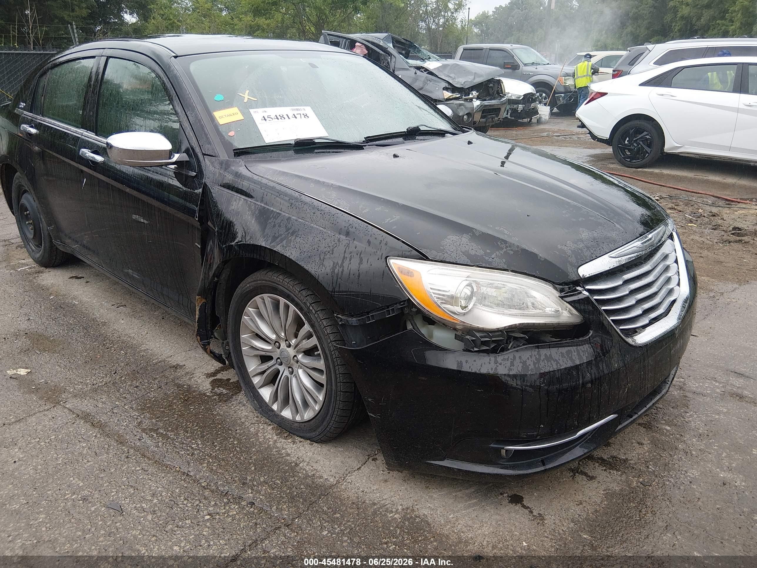 2011 Chrysler 200 Limited Black vin: 1C3BC2FG3BN599356