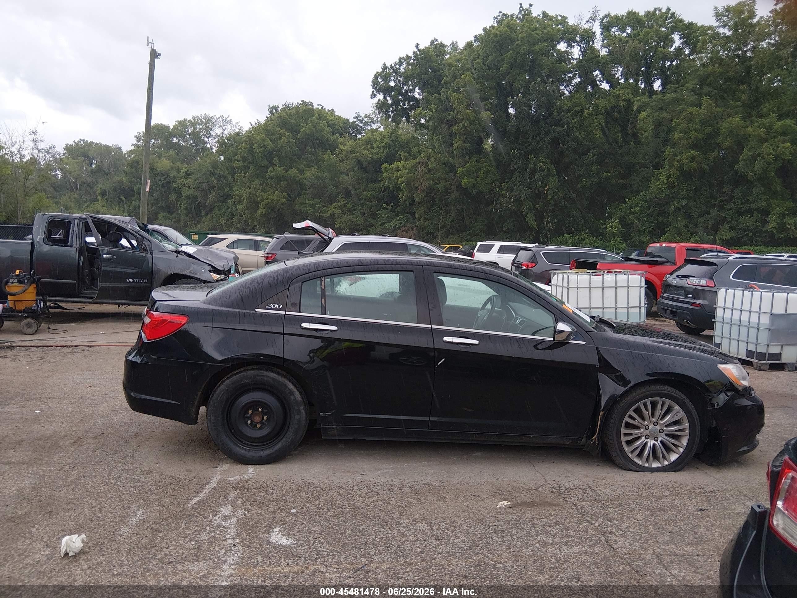 2011 Chrysler 200 Limited Black vin: 1C3BC2FG3BN599356