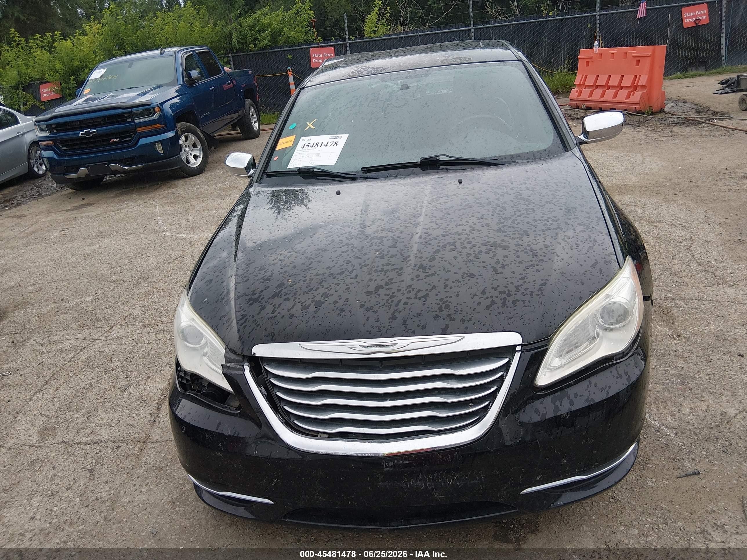 2011 Chrysler 200 Limited Black vin: 1C3BC2FG3BN599356