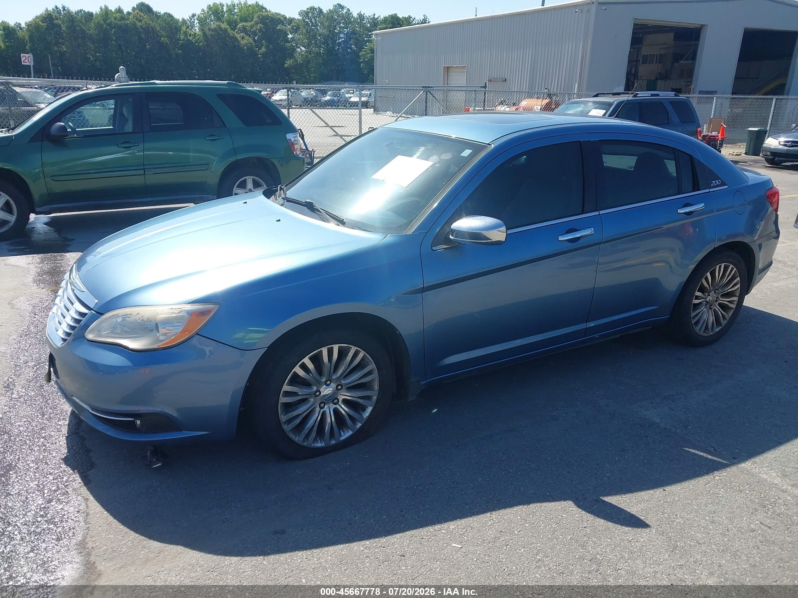 2011 Chrysler 200 Limited Gray vin: 1C3BC2FG7BN533120