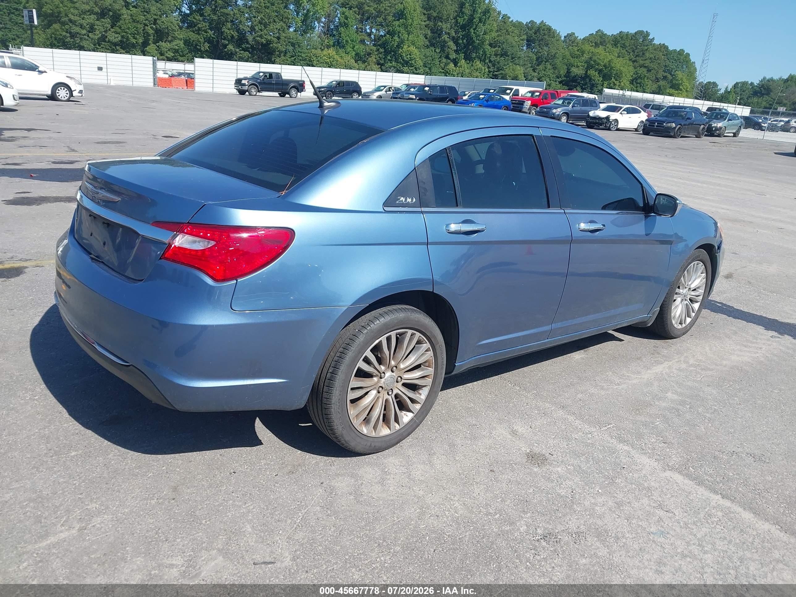 2011 Chrysler 200 Limited Gray vin: 1C3BC2FG7BN533120