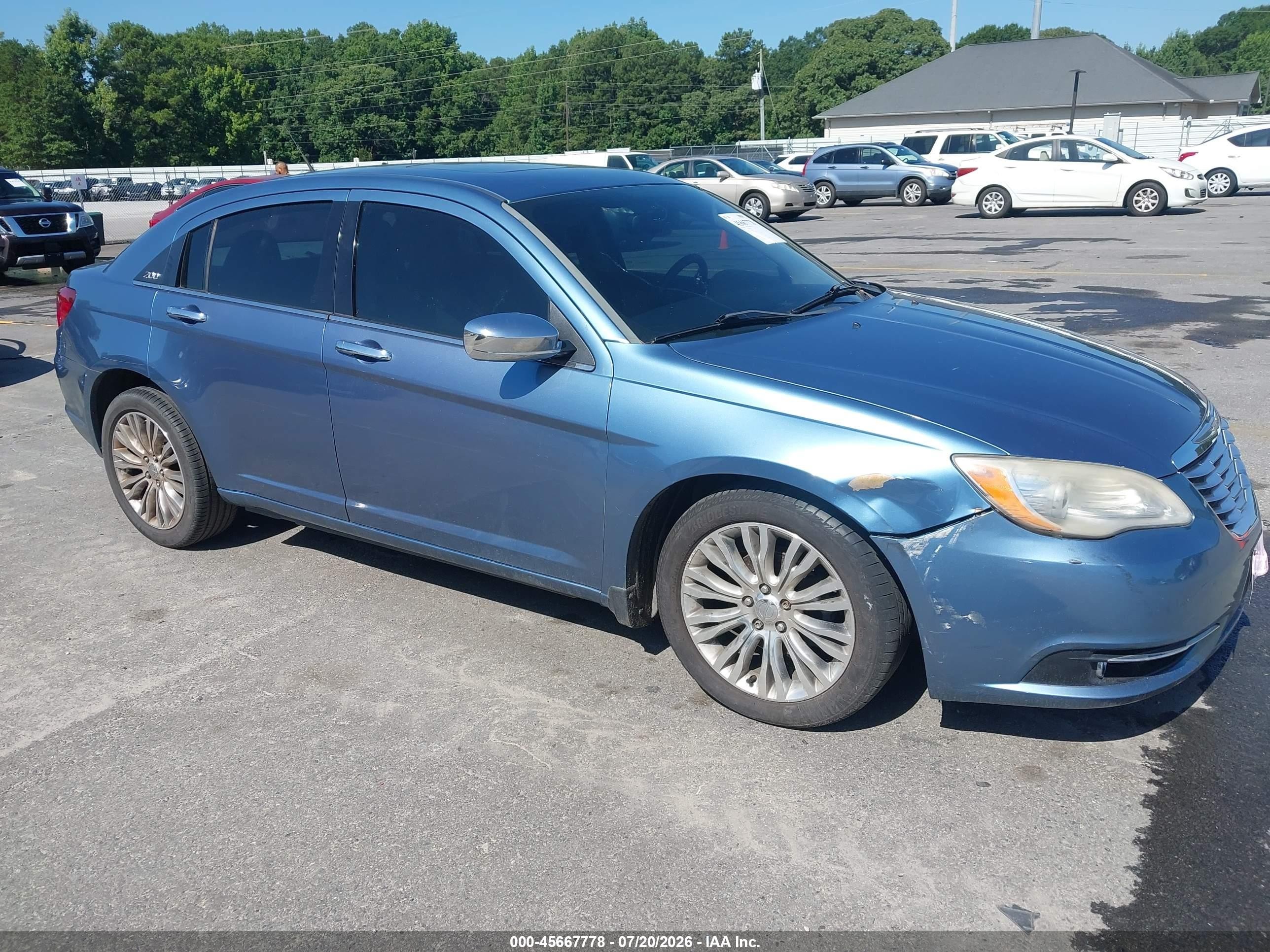 2011 Chrysler 200 Limited Gray vin: 1C3BC2FG7BN533120