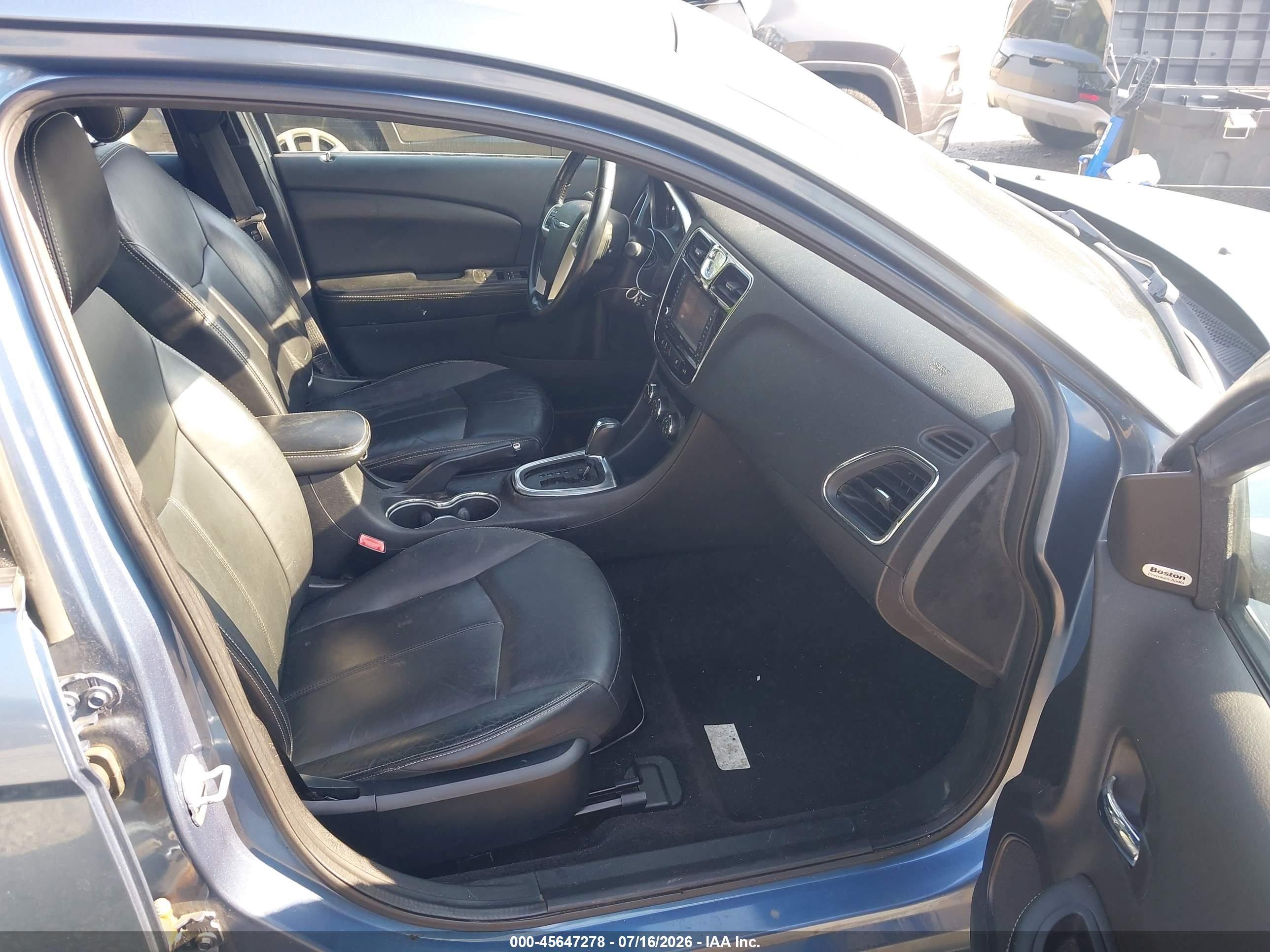 2011 Chrysler 200 Limited Синий vin: 1C3BC2FG7BN571754