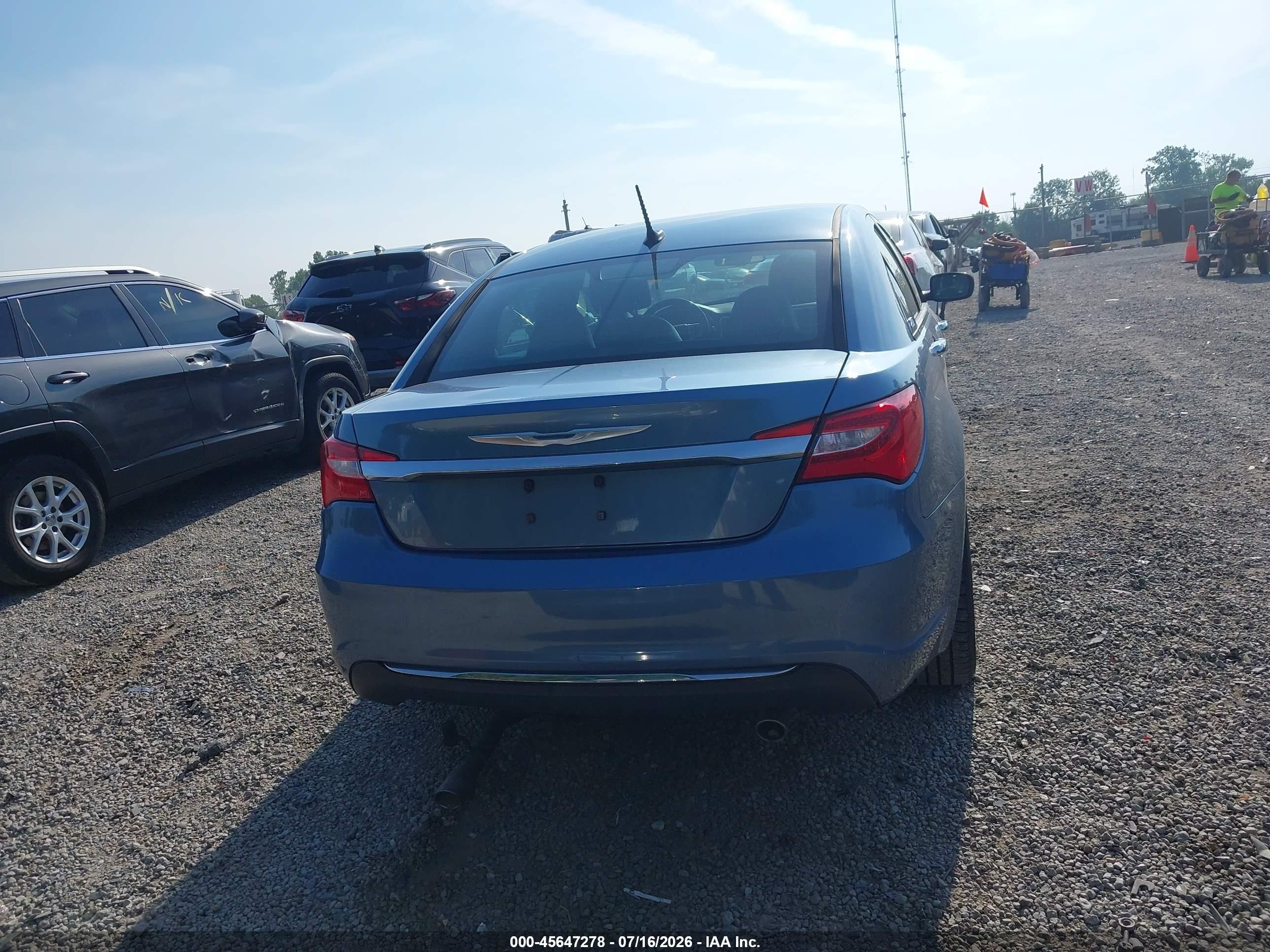 2011 Chrysler 200 Limited Синий vin: 1C3BC2FG7BN571754