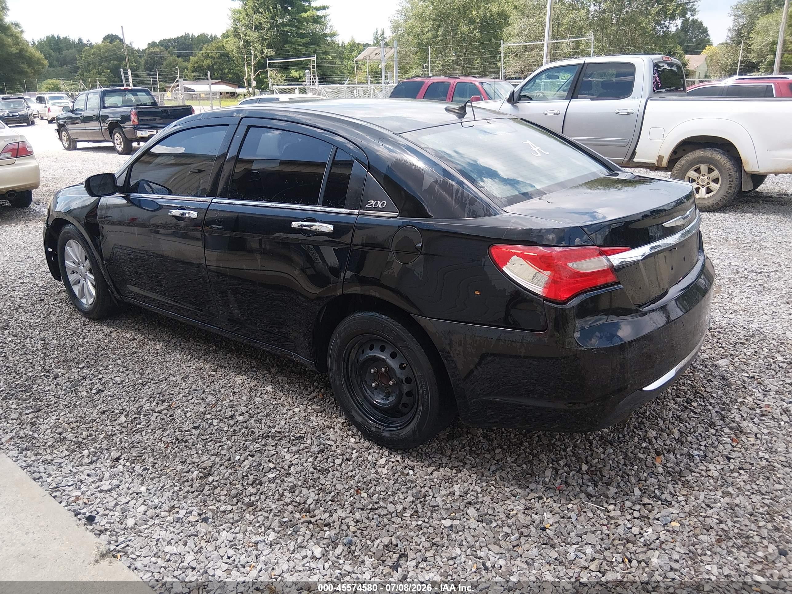 2011 Chrysler 200 Limited Black vin: 1C3BC2FG9BN596784