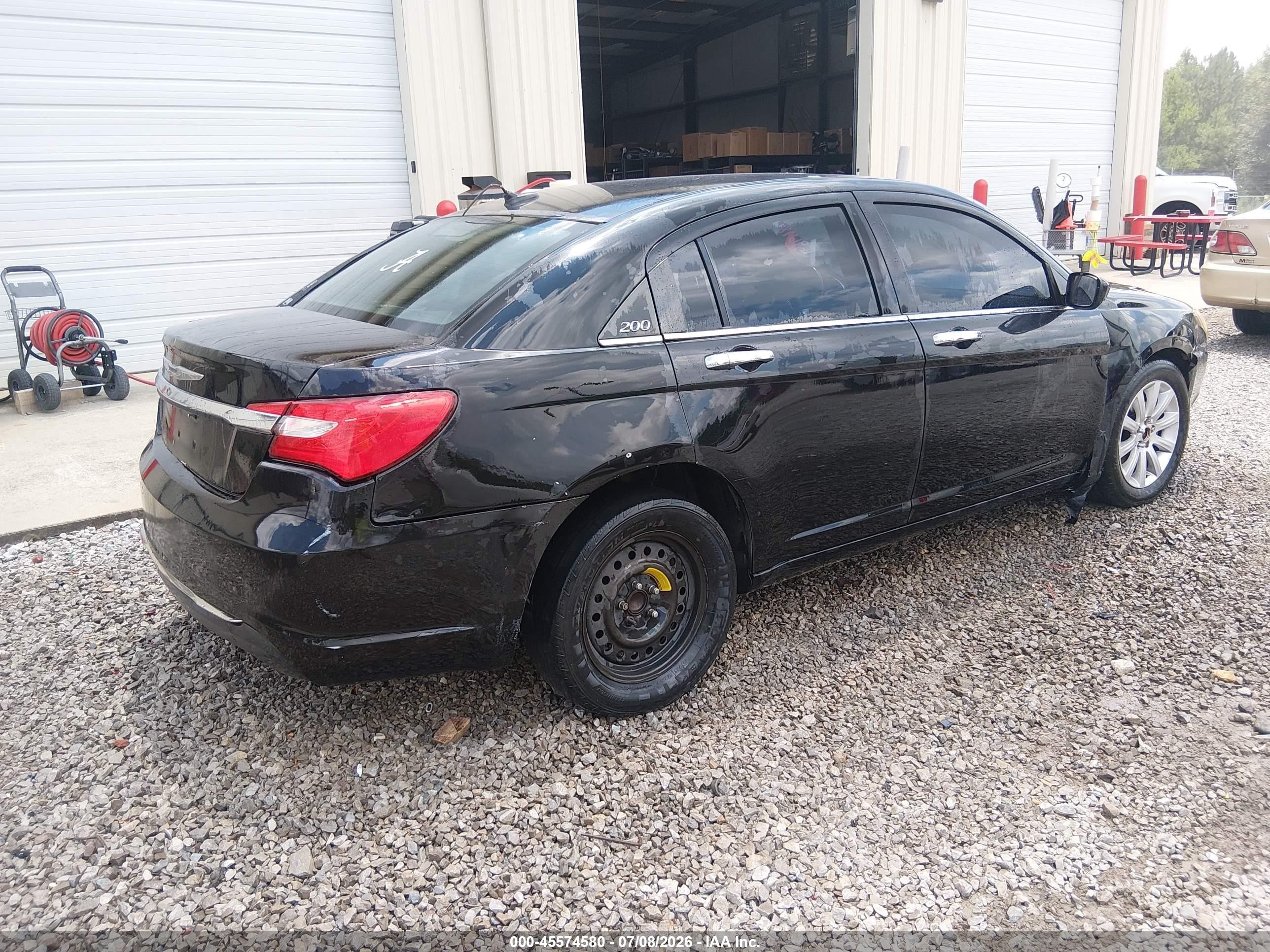 2011 Chrysler 200 Limited Black vin: 1C3BC2FG9BN596784