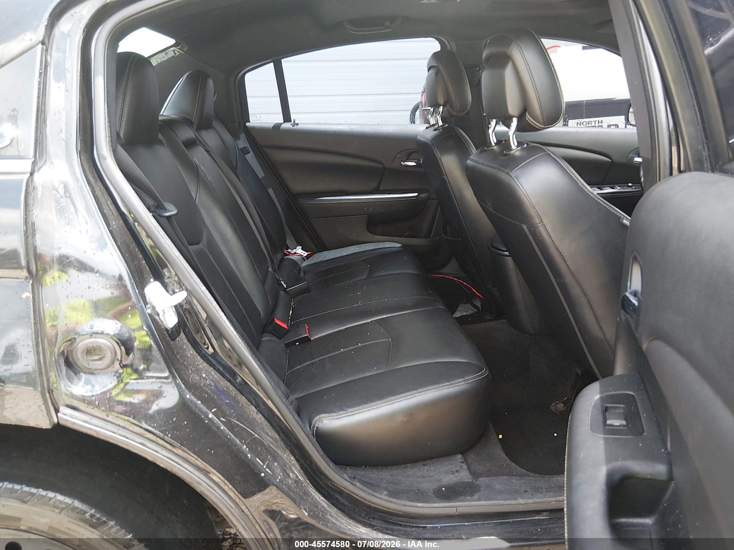 2011 Chrysler 200 Limited Black vin: 1C3BC2FG9BN596784