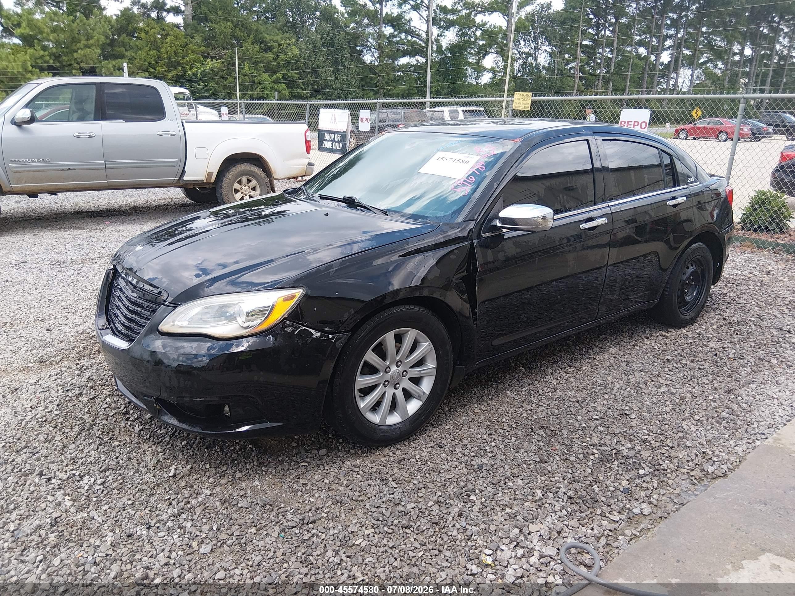2011 Chrysler 200 Limited Black vin: 1C3BC2FG9BN596784