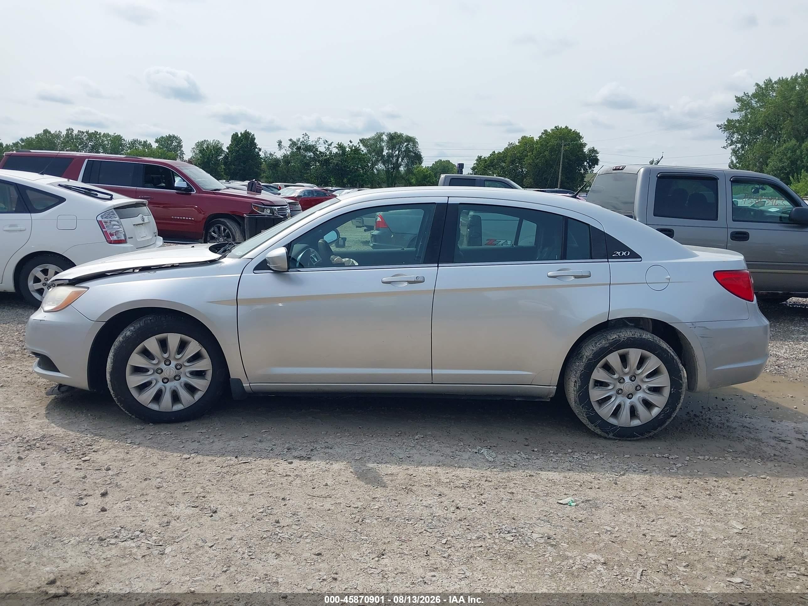 2011 Chrysler 200 Lx Silver vin: 1C3BC4FB0BN550972