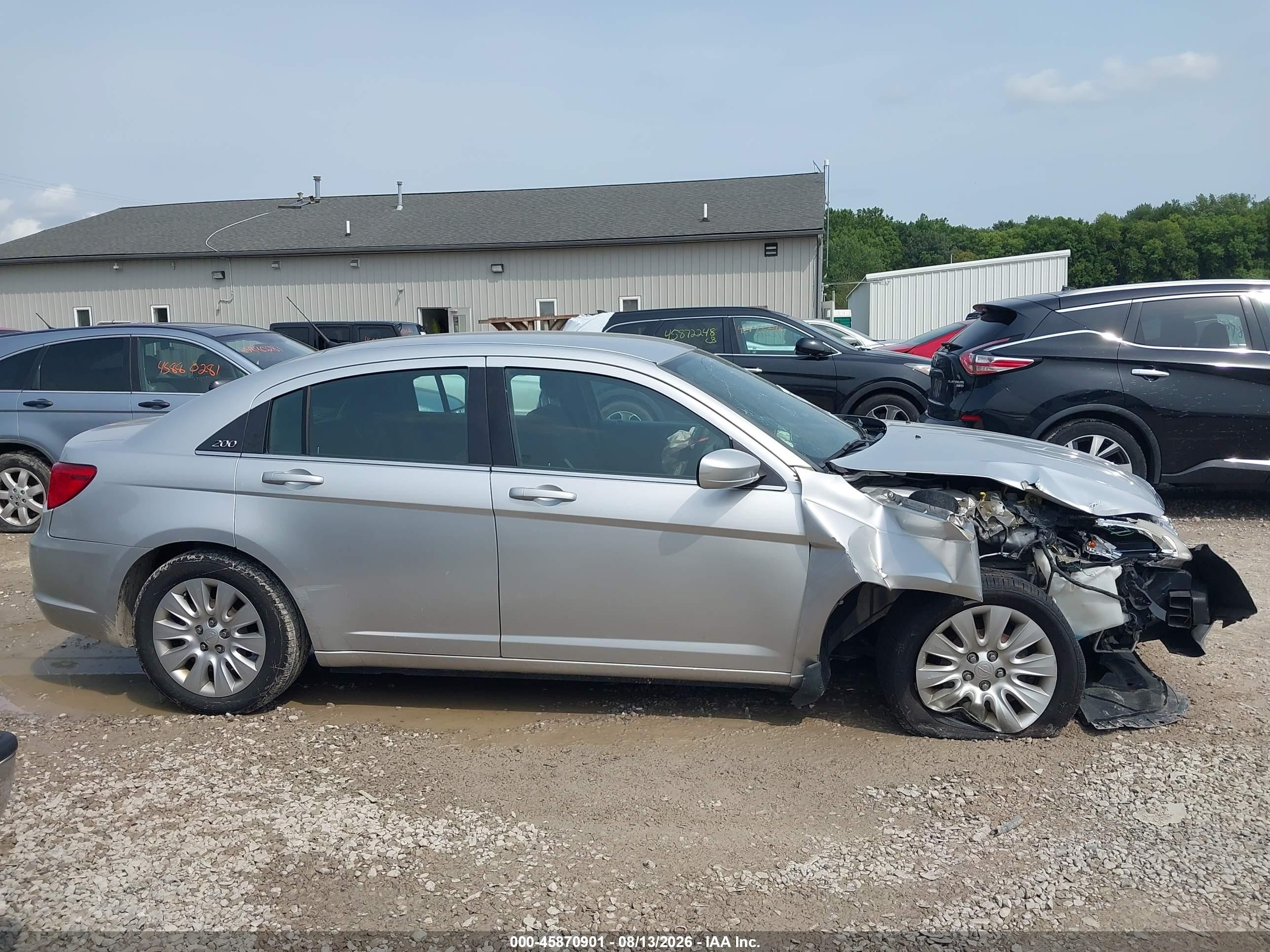 2011 Chrysler 200 Lx Silver vin: 1C3BC4FB0BN550972