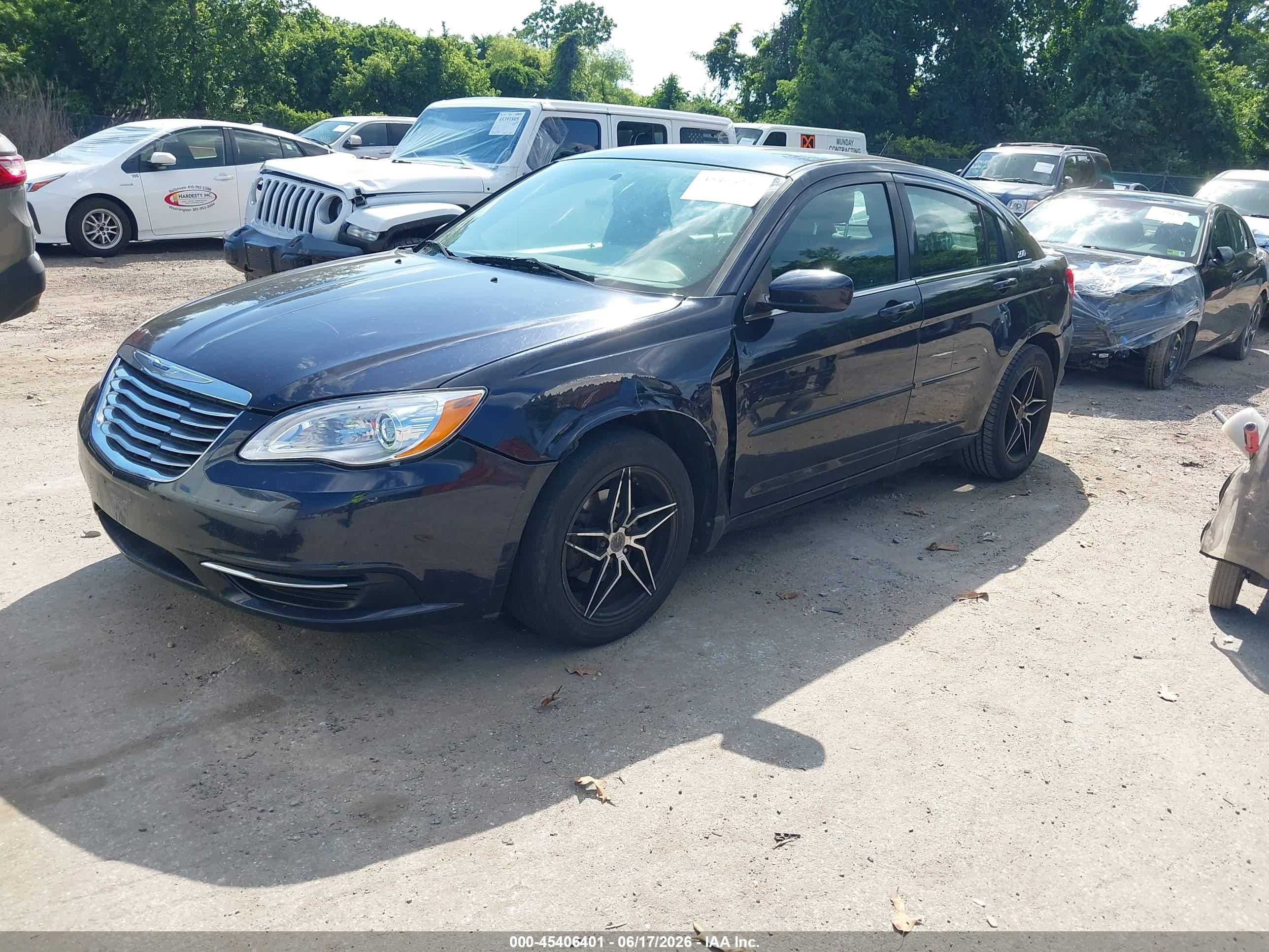 2011 Chrysler 200 Lx Navy vin: 1C3BC4FB2BN557910