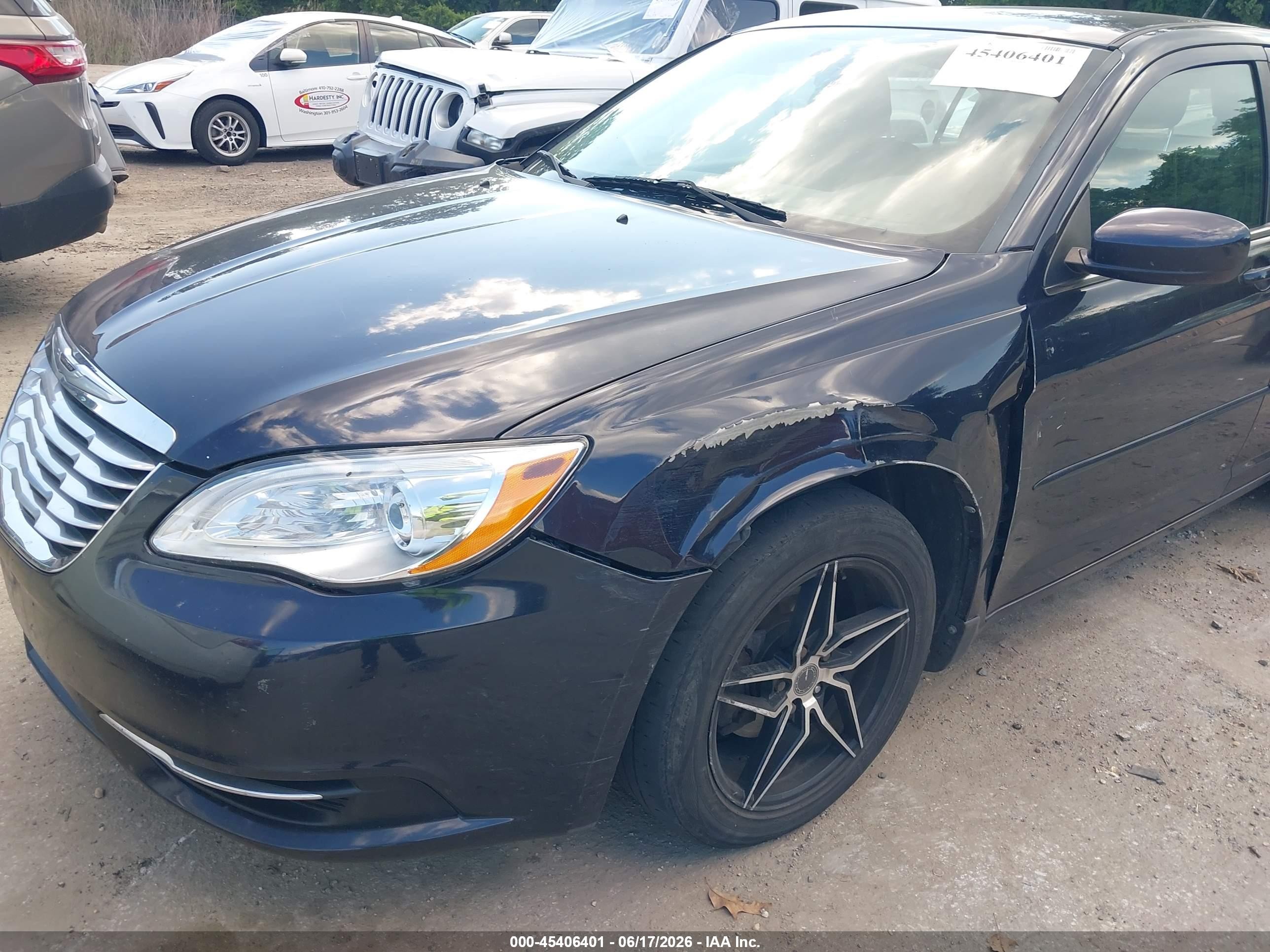 2011 Chrysler 200 Lx Navy vin: 1C3BC4FB2BN557910