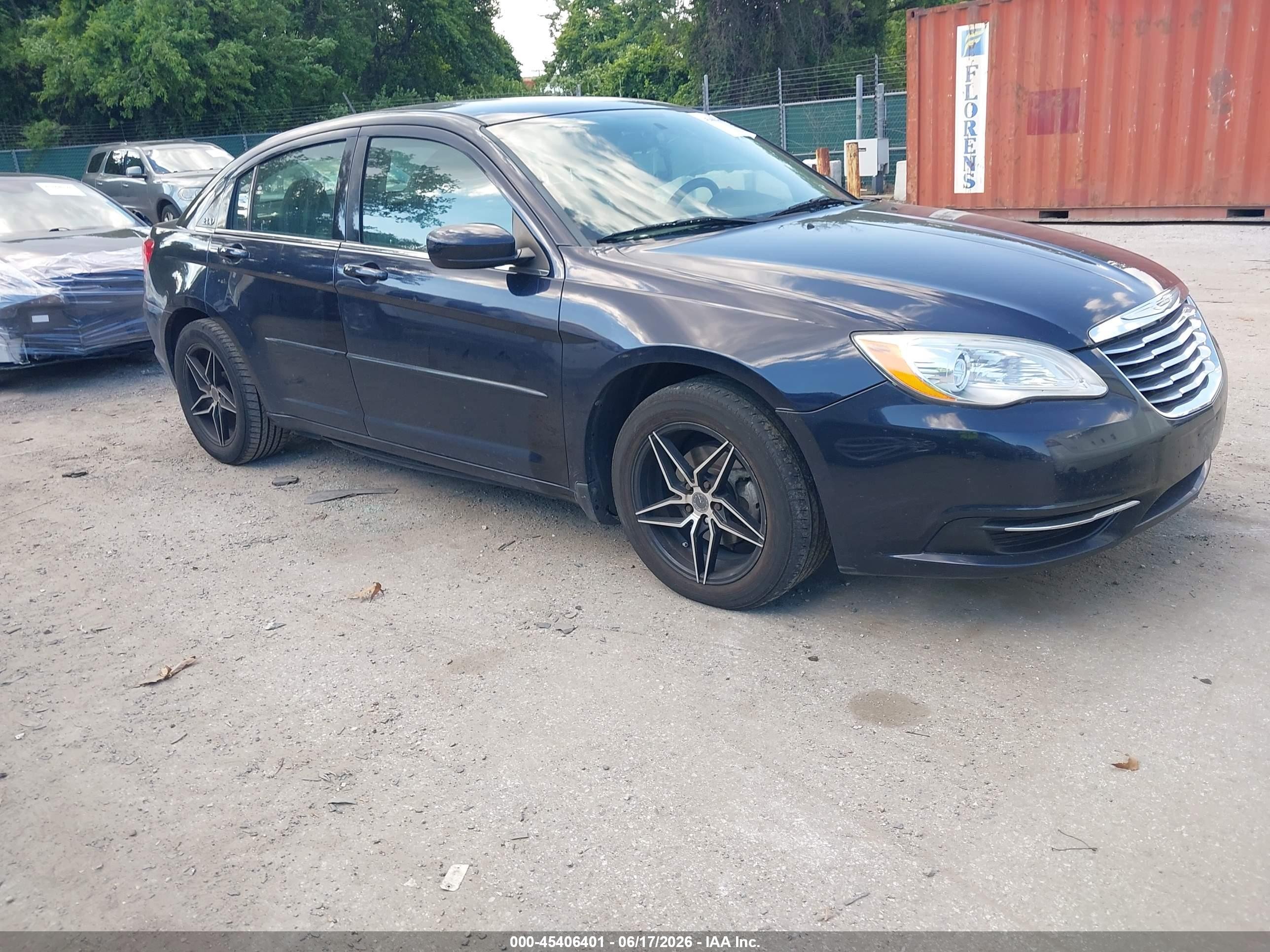 2011 Chrysler 200 Lx Navy vin: 1C3BC4FB2BN557910