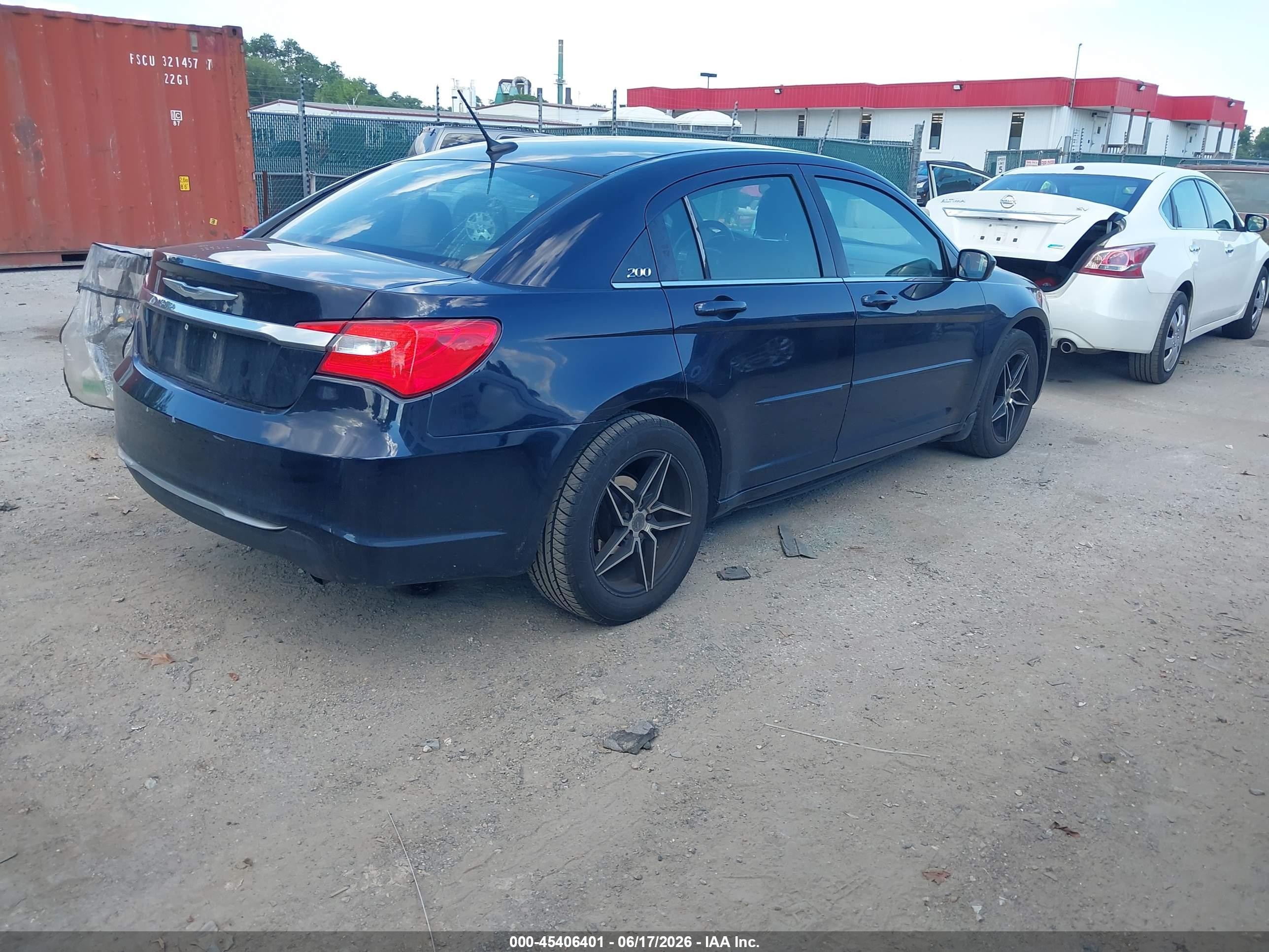 2011 Chrysler 200 Lx Navy vin: 1C3BC4FB2BN557910