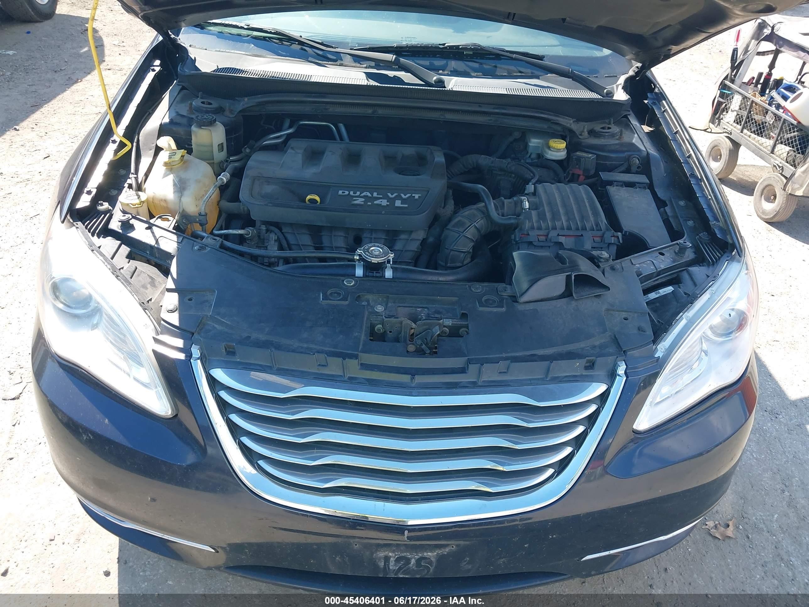 2011 Chrysler 200 Lx Navy vin: 1C3BC4FB2BN557910