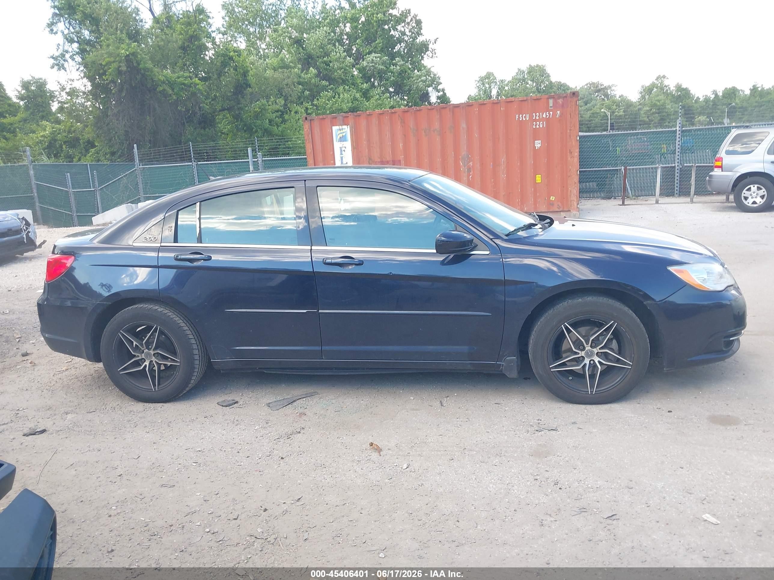 2011 Chrysler 200 Lx Navy vin: 1C3BC4FB2BN557910