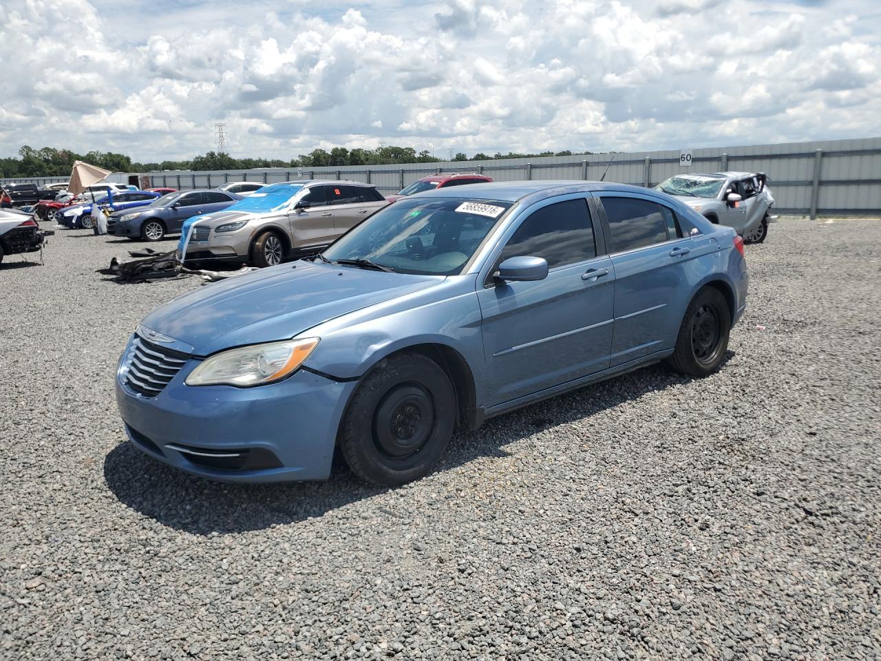 2011 Chrysler 200 Lx Blue vin: 1C3BC4FB6BN545601