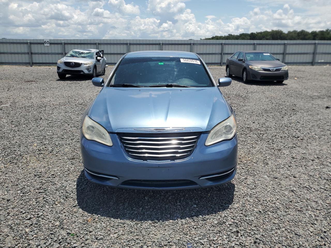 2011 Chrysler 200 Lx Blue vin: 1C3BC4FB6BN545601