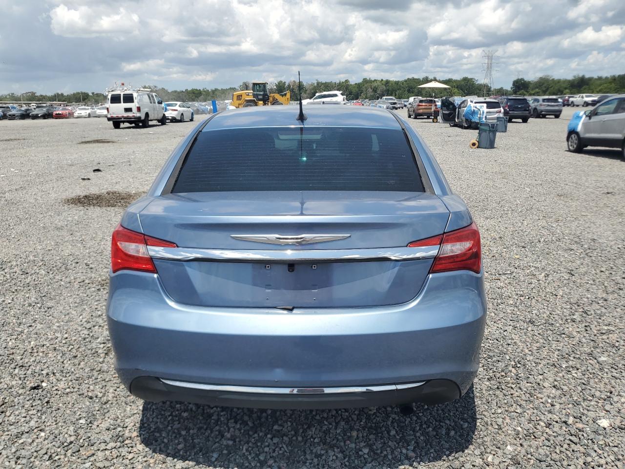 2011 Chrysler 200 Lx Blue vin: 1C3BC4FB6BN545601