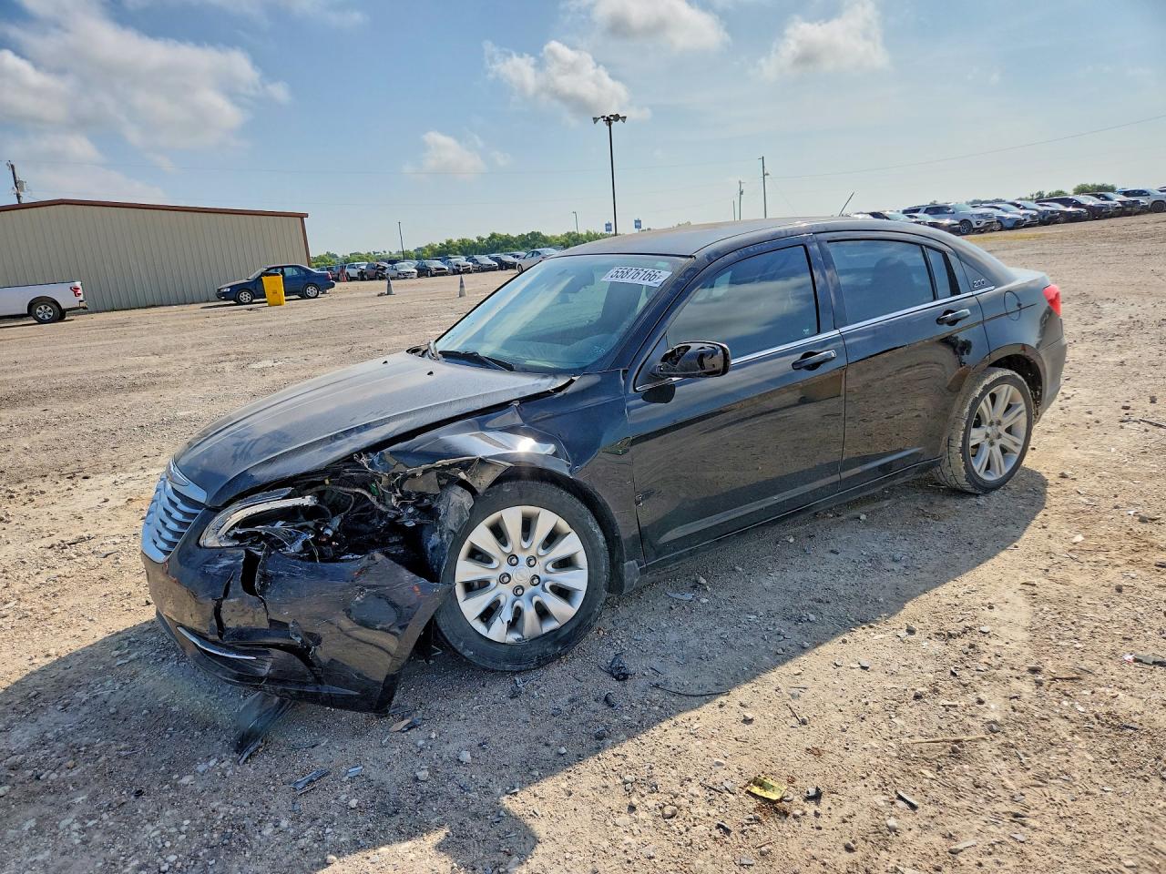 2011 Chrysler 200 Lx Black vin: 1C3BC4FB6BN618563