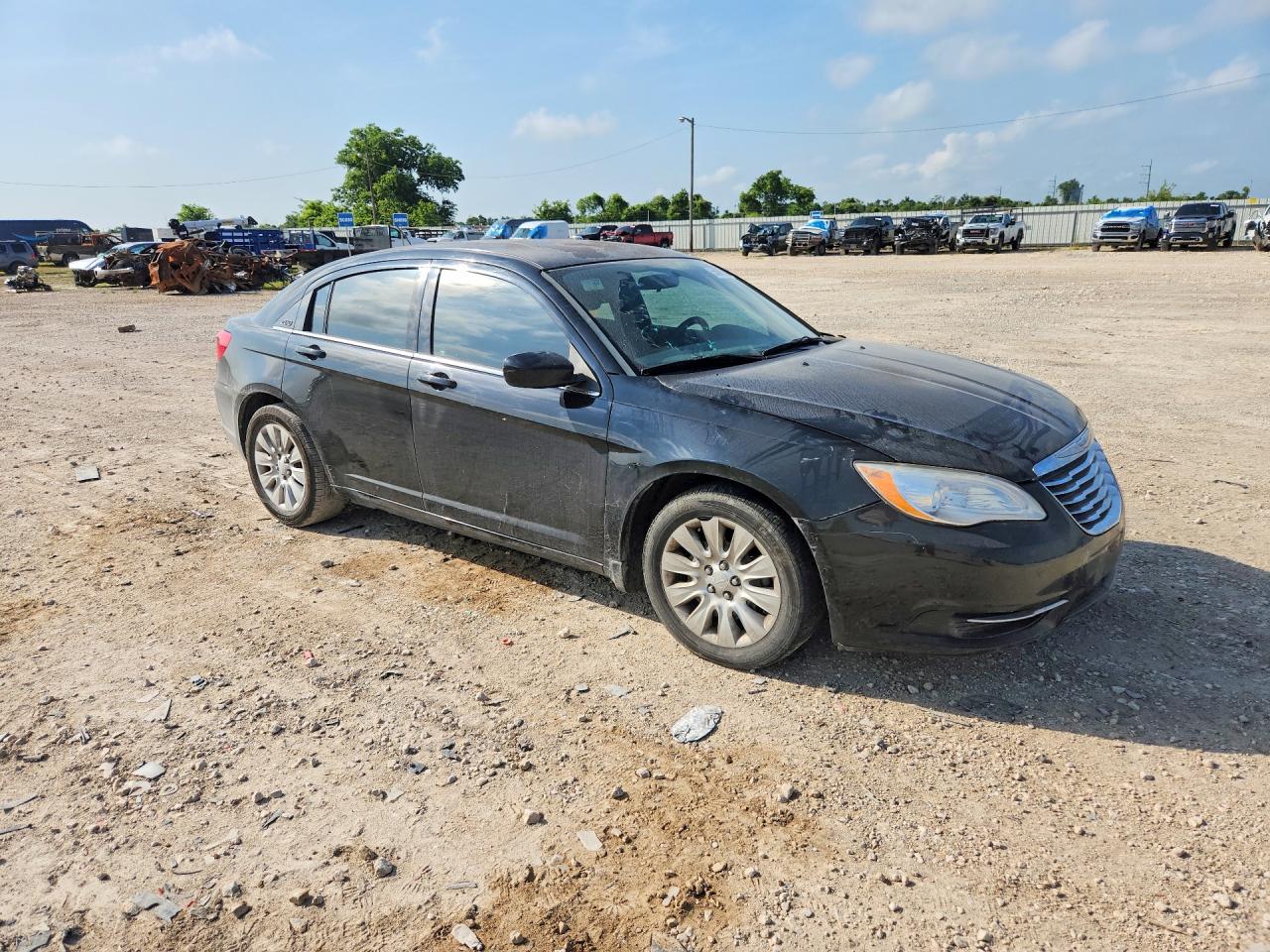 2011 Chrysler 200 Lx Black vin: 1C3BC4FB6BN618563