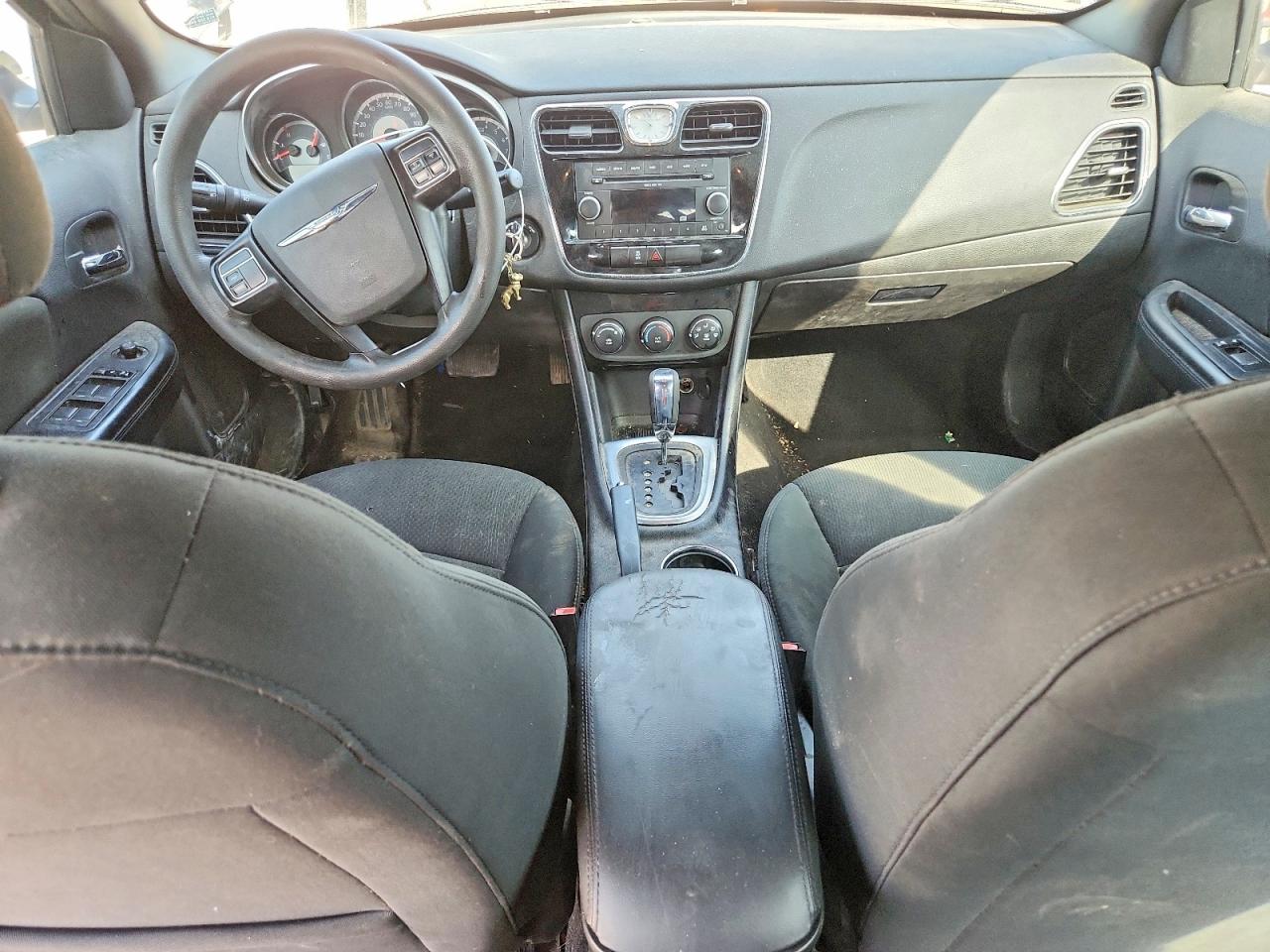 2011 Chrysler 200 Lx Black vin: 1C3BC4FB6BN618563