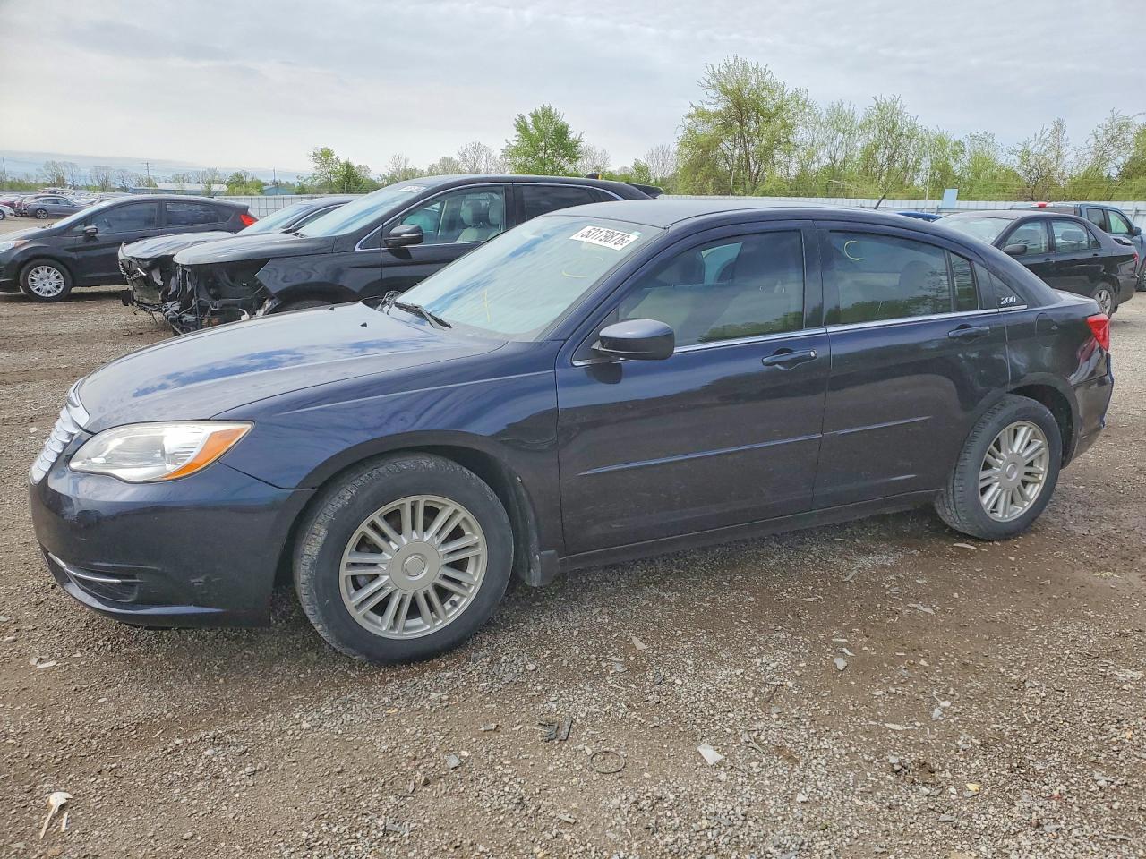 2011 Chrysler 200 Lx Black vin: 1C3BC4FB8BN519775