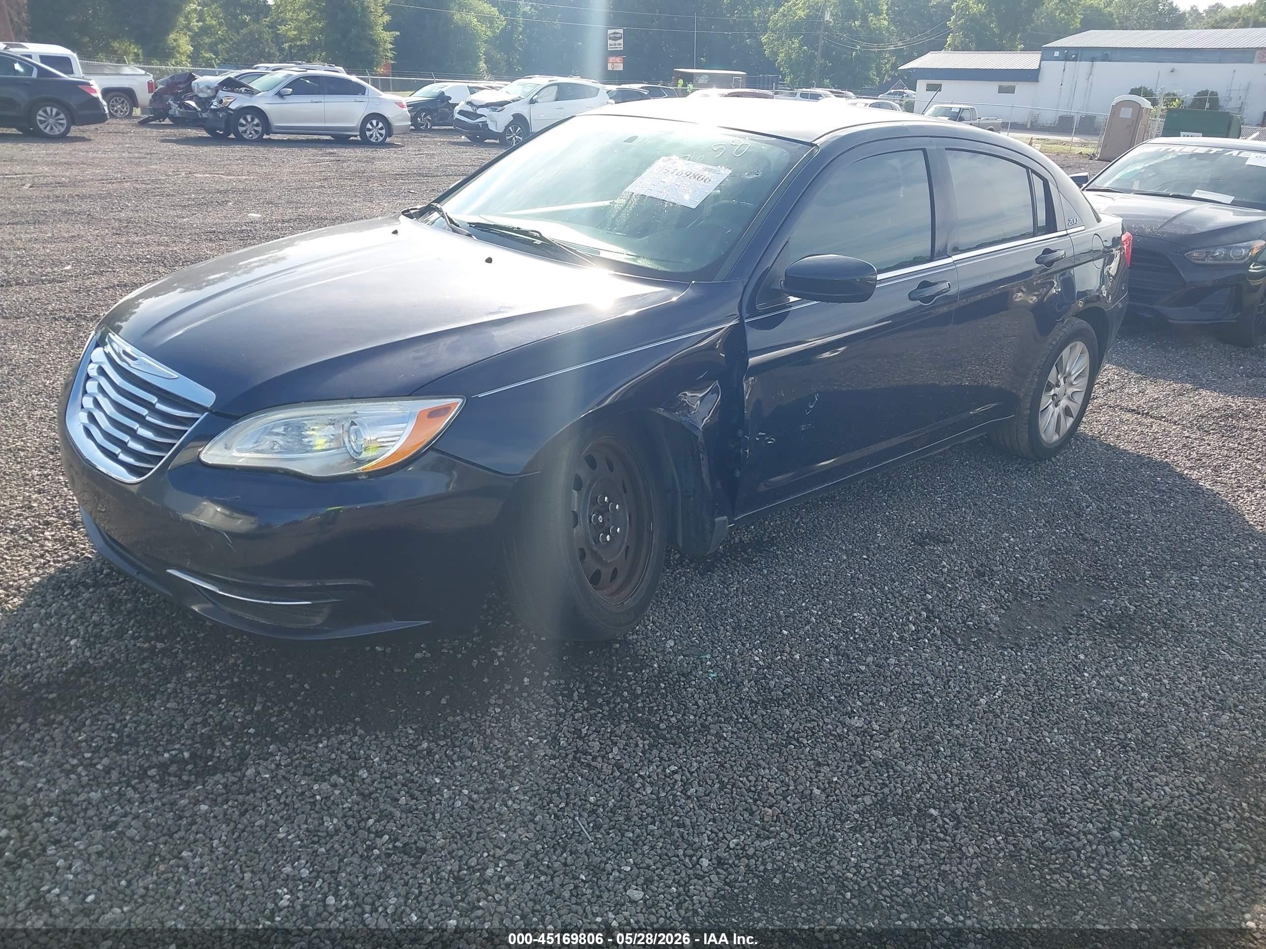 2011 Chrysler 200 Lx Black vin: 1C3BC4FB9BN601210