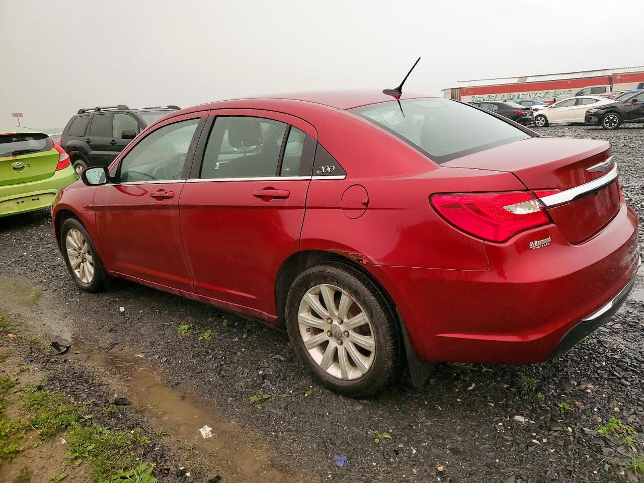 2011 Chrysler 200 Lx Red vin: 1C3BC4FBXBN538263