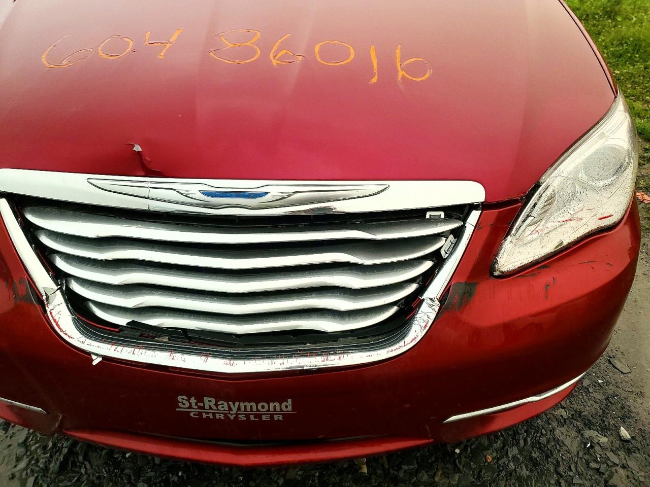 2011 Chrysler 200 Lx Red vin: 1C3BC4FBXBN538263