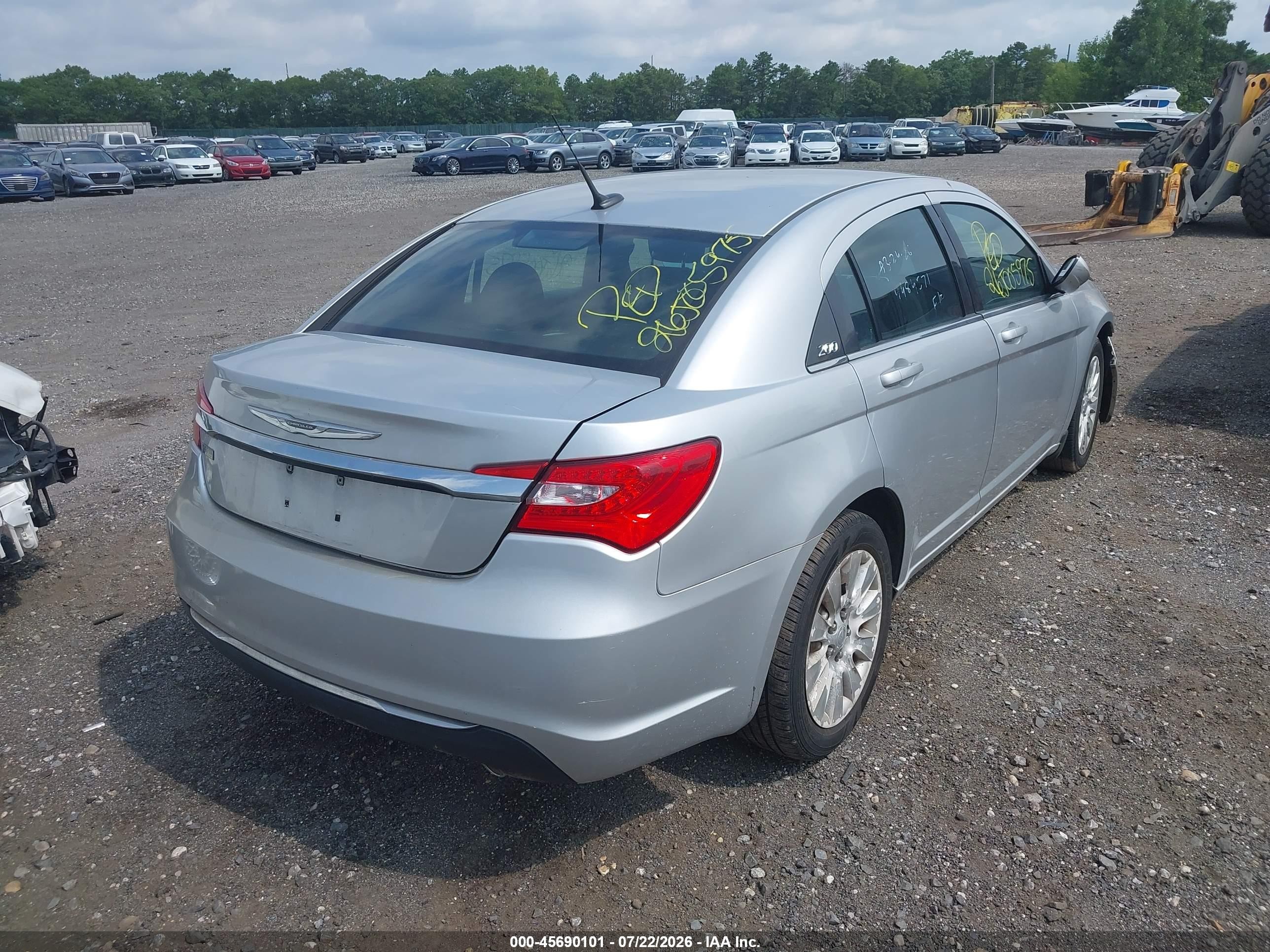 2011 Chrysler 200 Lx Silver vin: 1C3BC4FG5BN530972