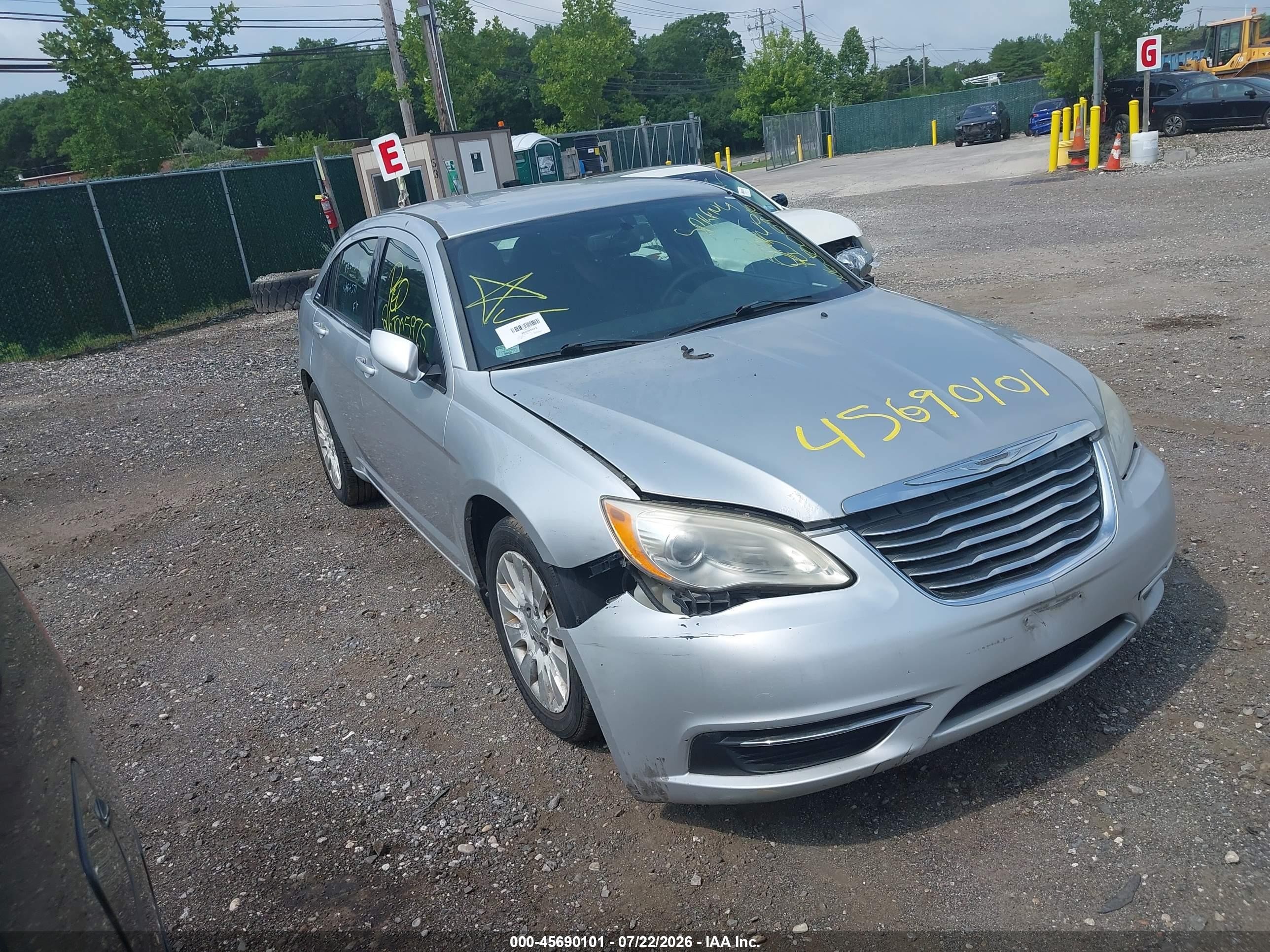 2011 Chrysler 200 Lx Silver vin: 1C3BC4FG5BN530972
