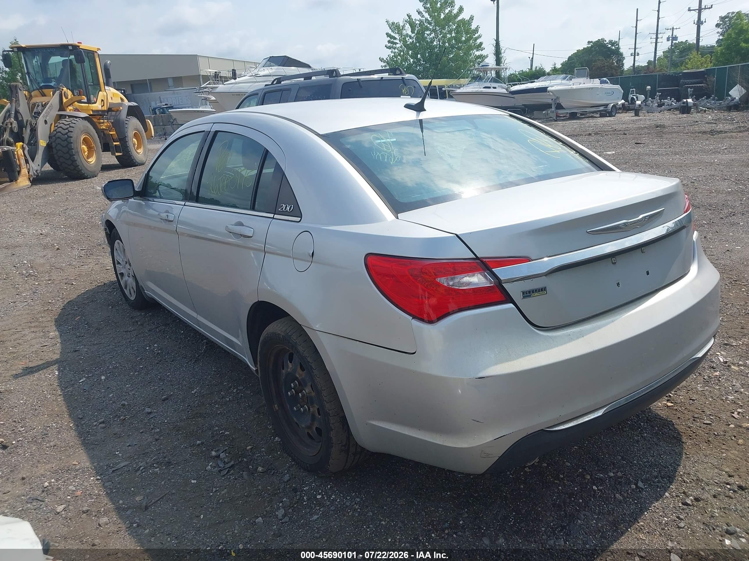 2011 Chrysler 200 Lx Silver vin: 1C3BC4FG5BN530972