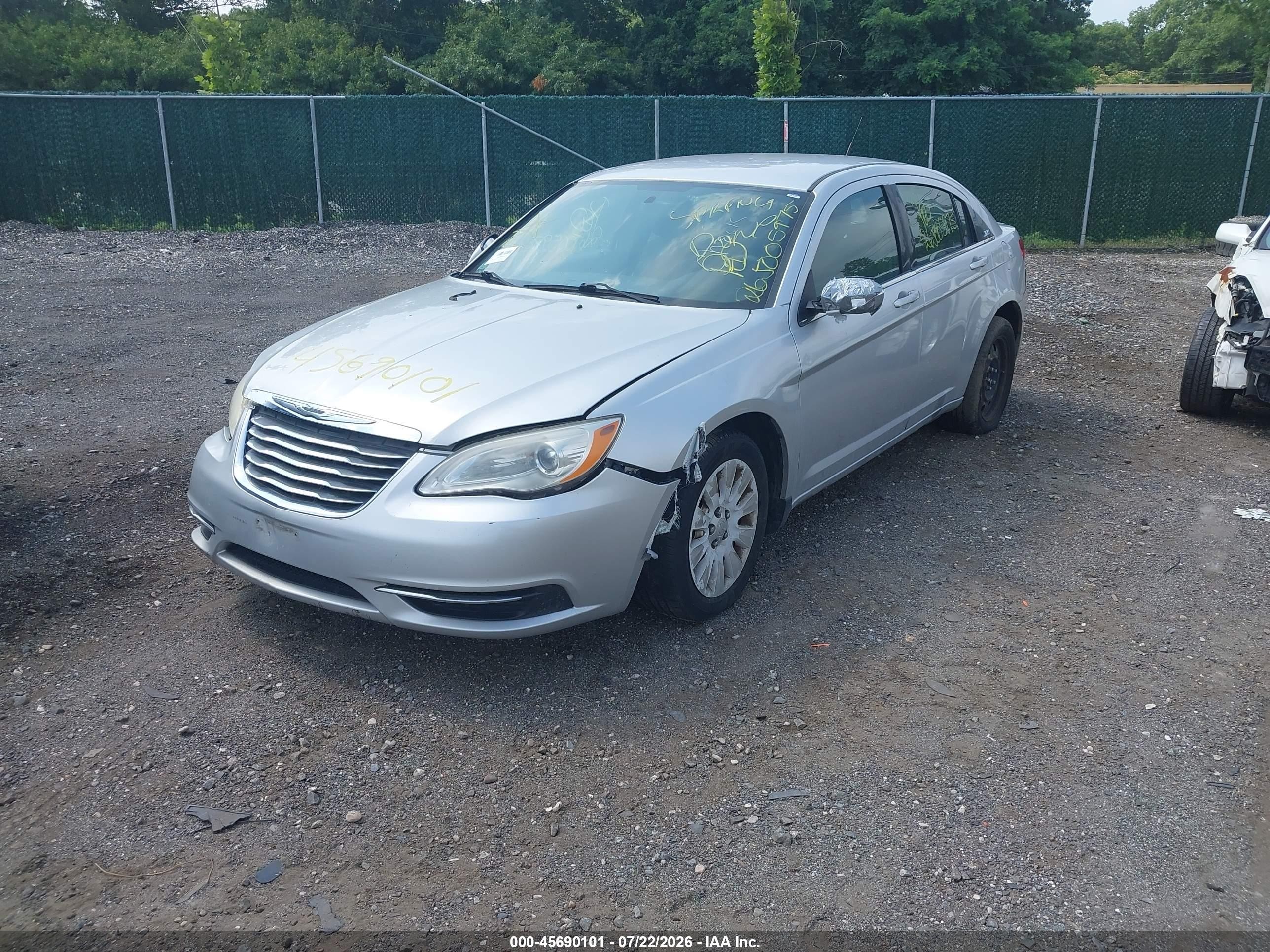 2011 Chrysler 200 Lx Silver vin: 1C3BC4FG5BN530972