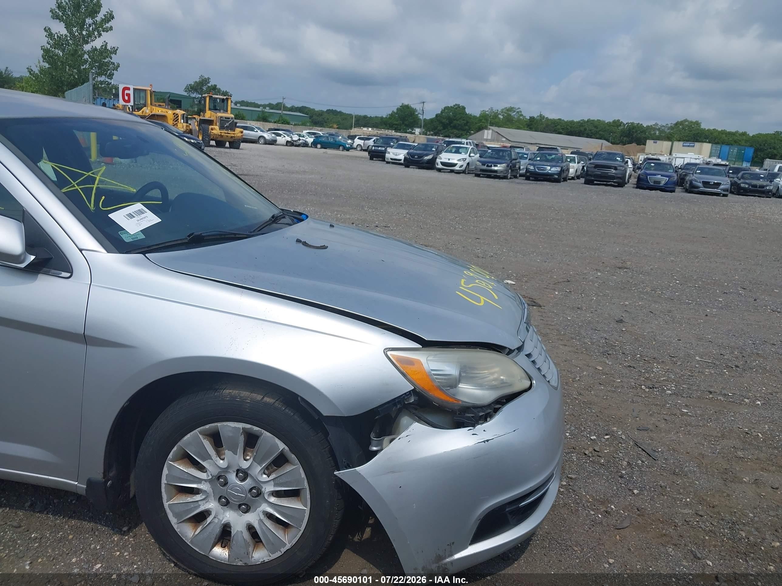 2011 Chrysler 200 Lx Silver vin: 1C3BC4FG5BN530972