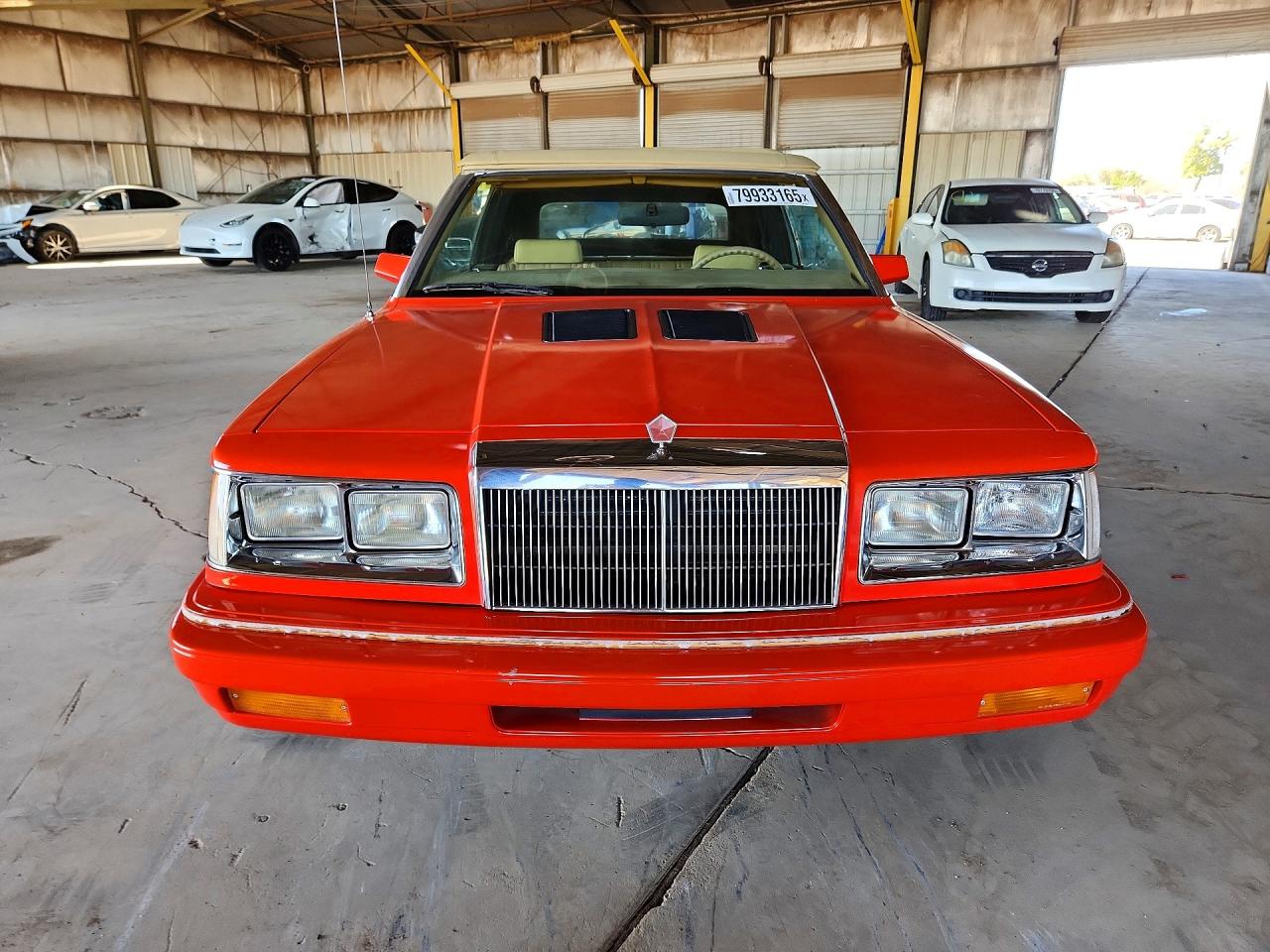 1986 Chrysler Lebaron Orange vin: 1C3BC55E0GG253231