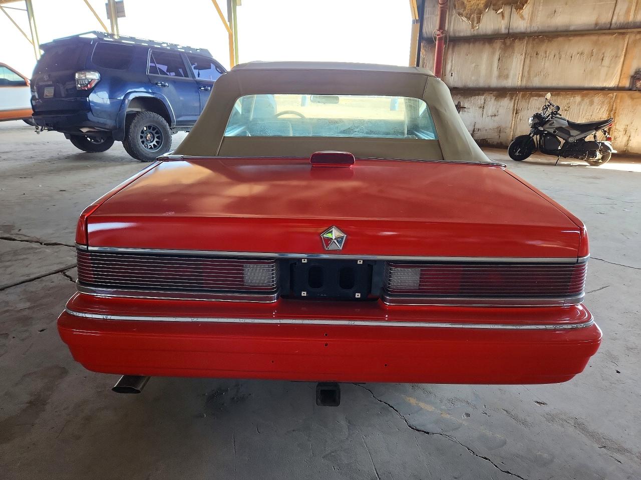 1986 Chrysler Lebaron Orange vin: 1C3BC55E0GG253231
