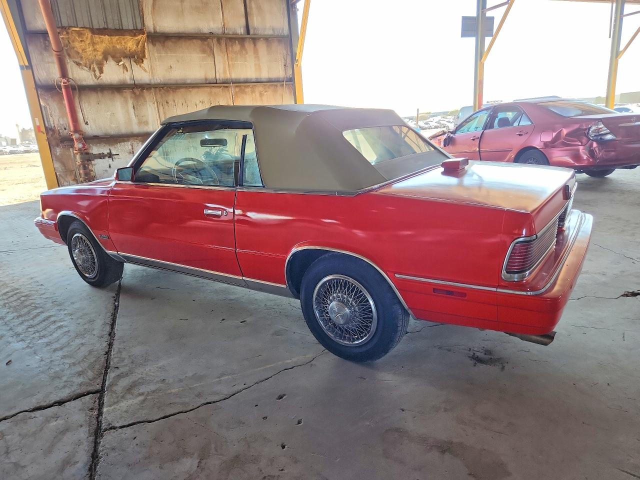1986 Chrysler Lebaron Orange vin: 1C3BC55E0GG253231