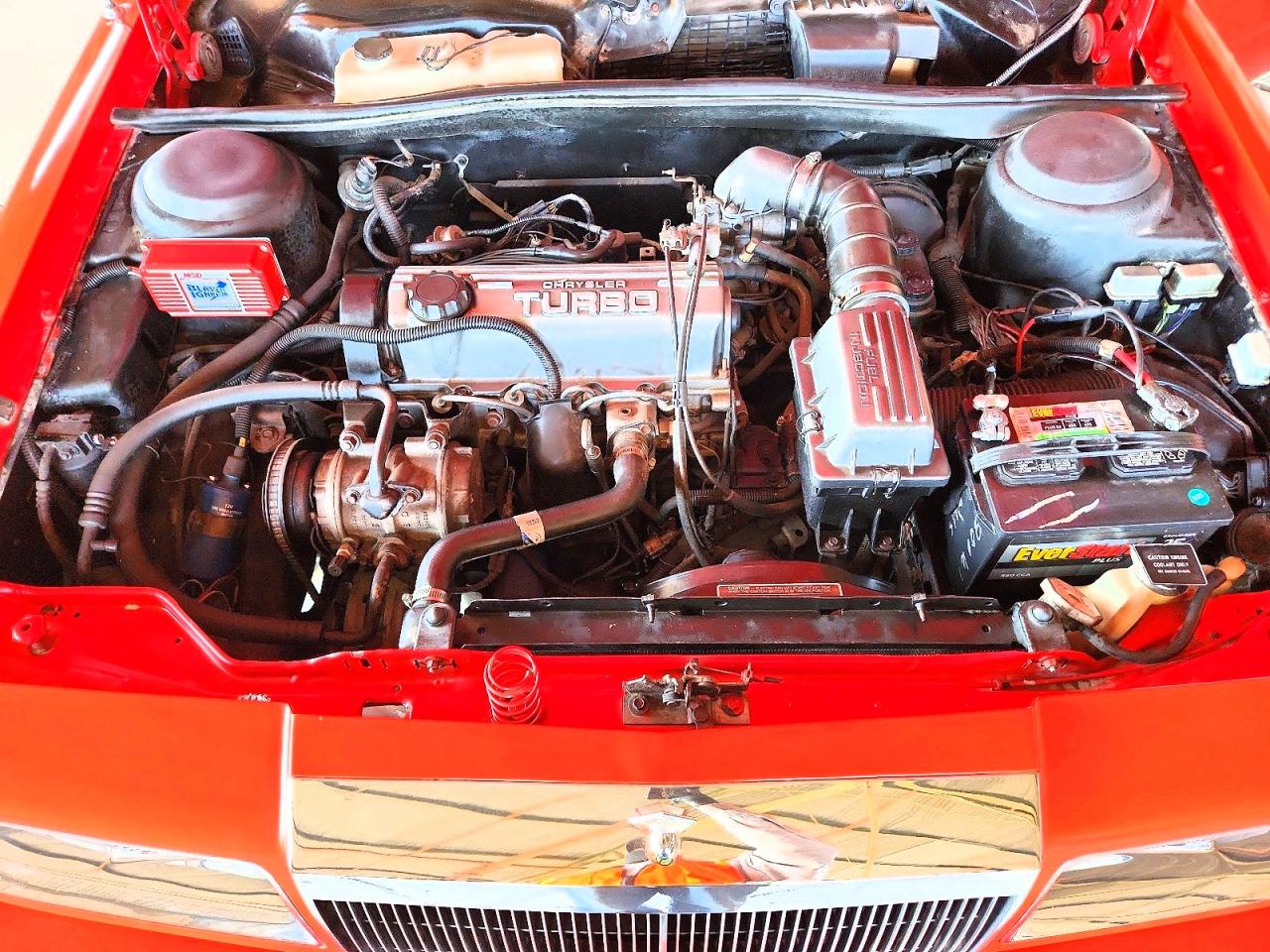 1986 Chrysler Lebaron Orange vin: 1C3BC55E0GG253231