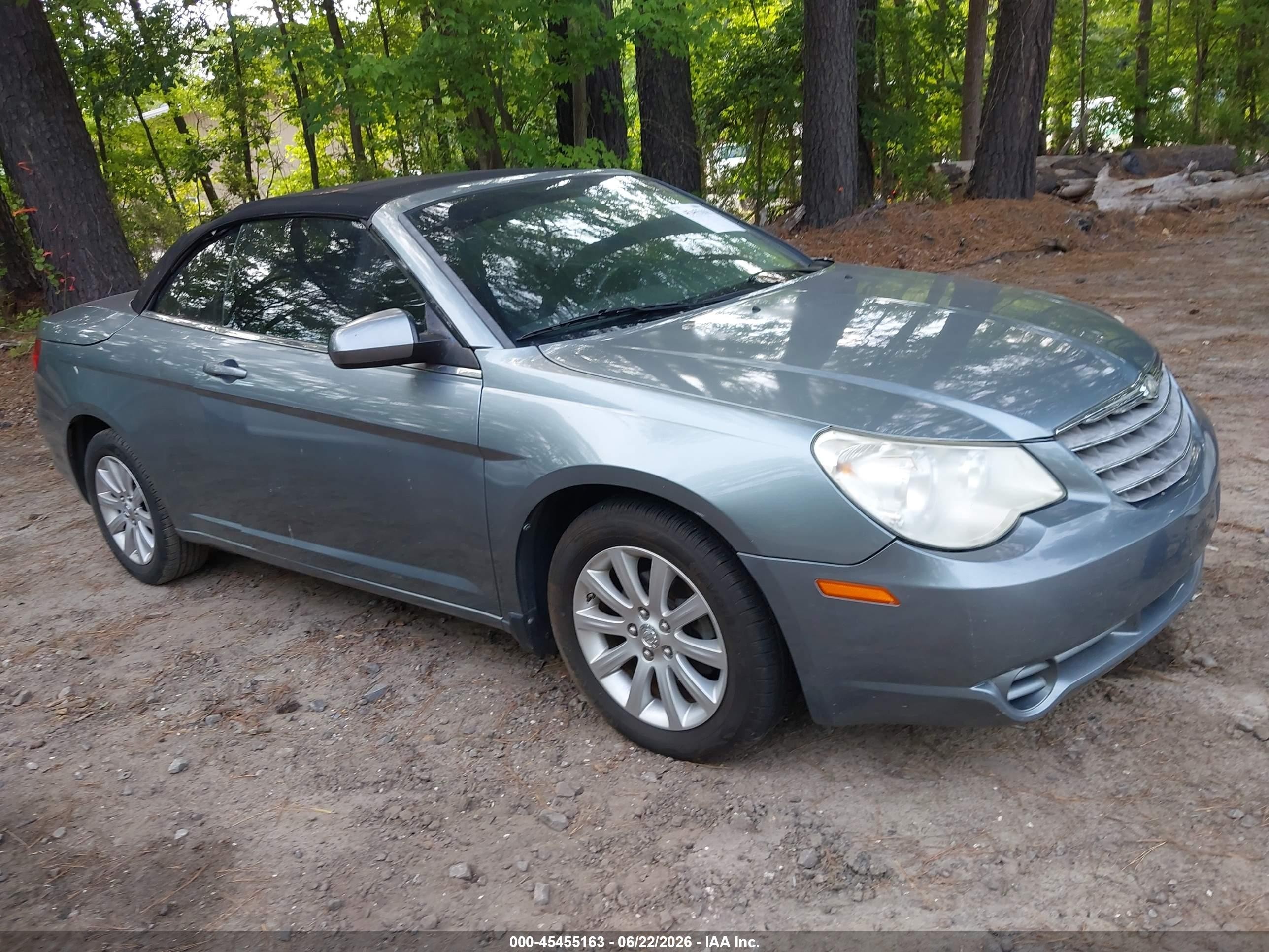 2010 Chrysler Sebring Touring Серый vin: 1C3BC5ED1AN137885