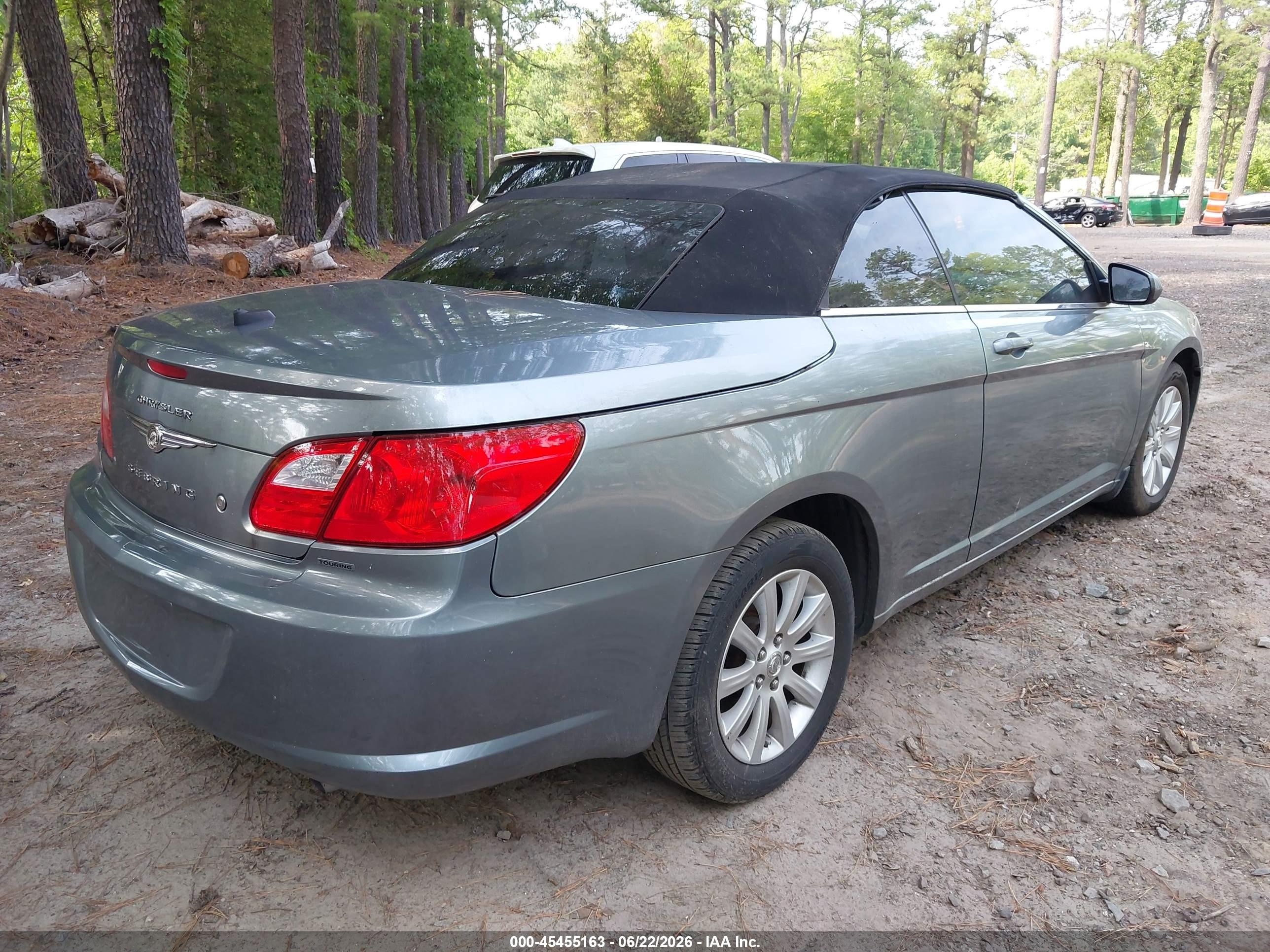 2010 Chrysler Sebring Touring Серый vin: 1C3BC5ED1AN137885