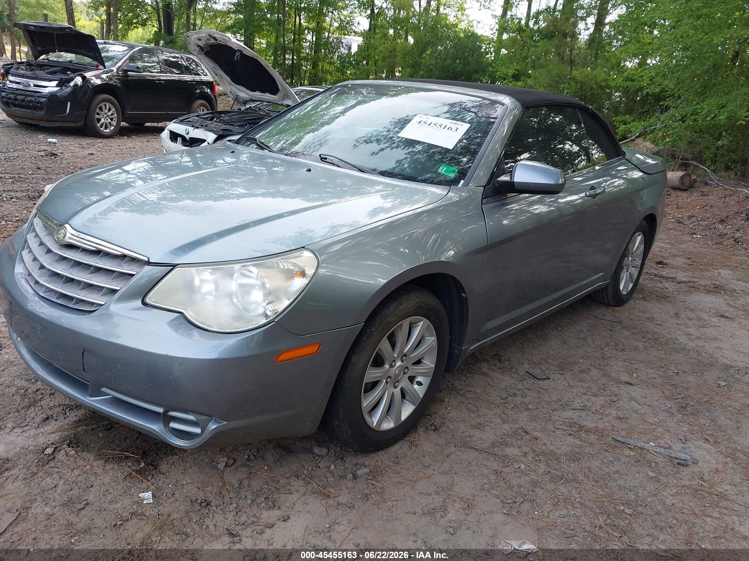2010 Chrysler Sebring Touring Серый vin: 1C3BC5ED1AN137885