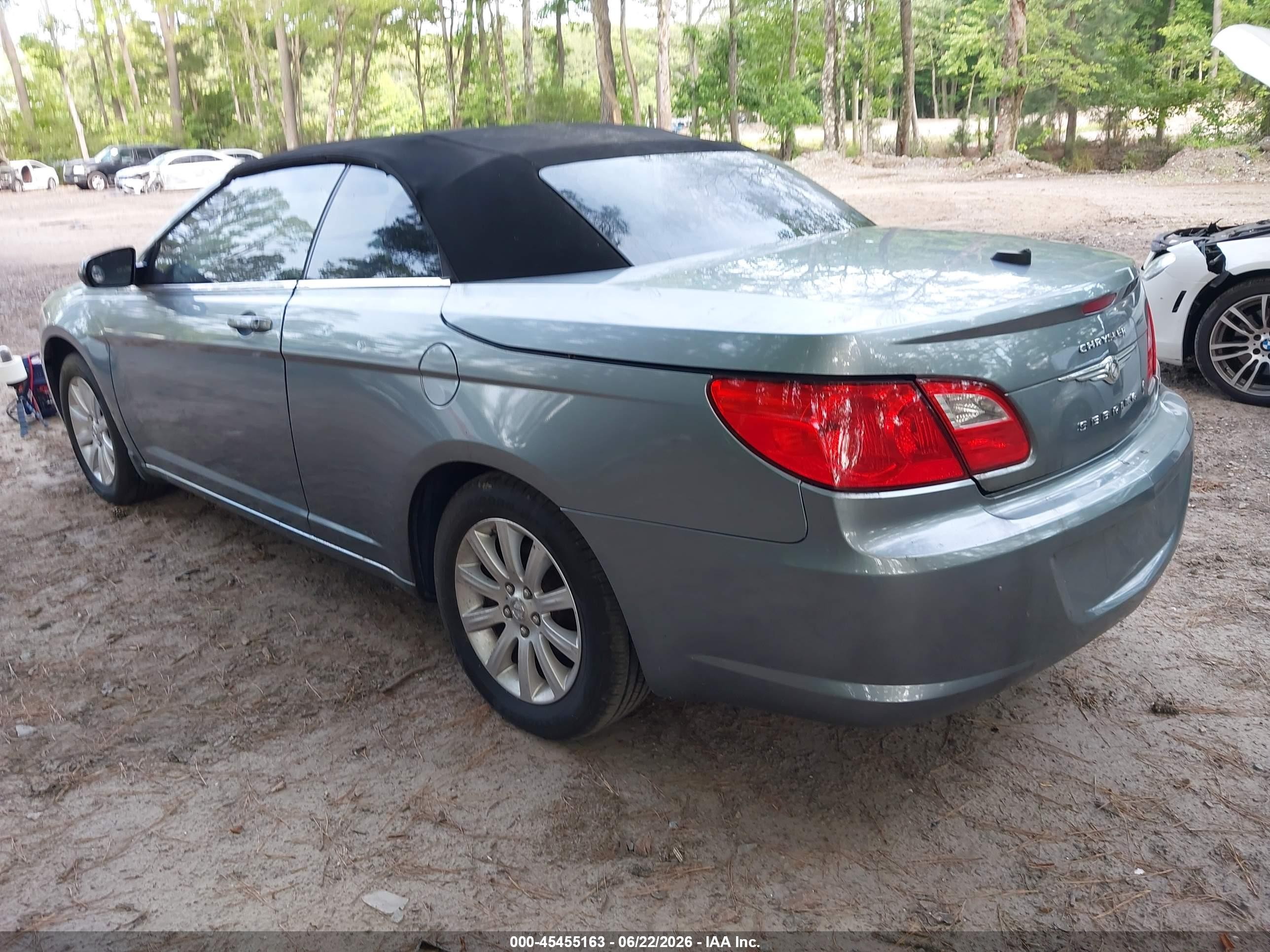 2010 Chrysler Sebring Touring Серый vin: 1C3BC5ED1AN137885