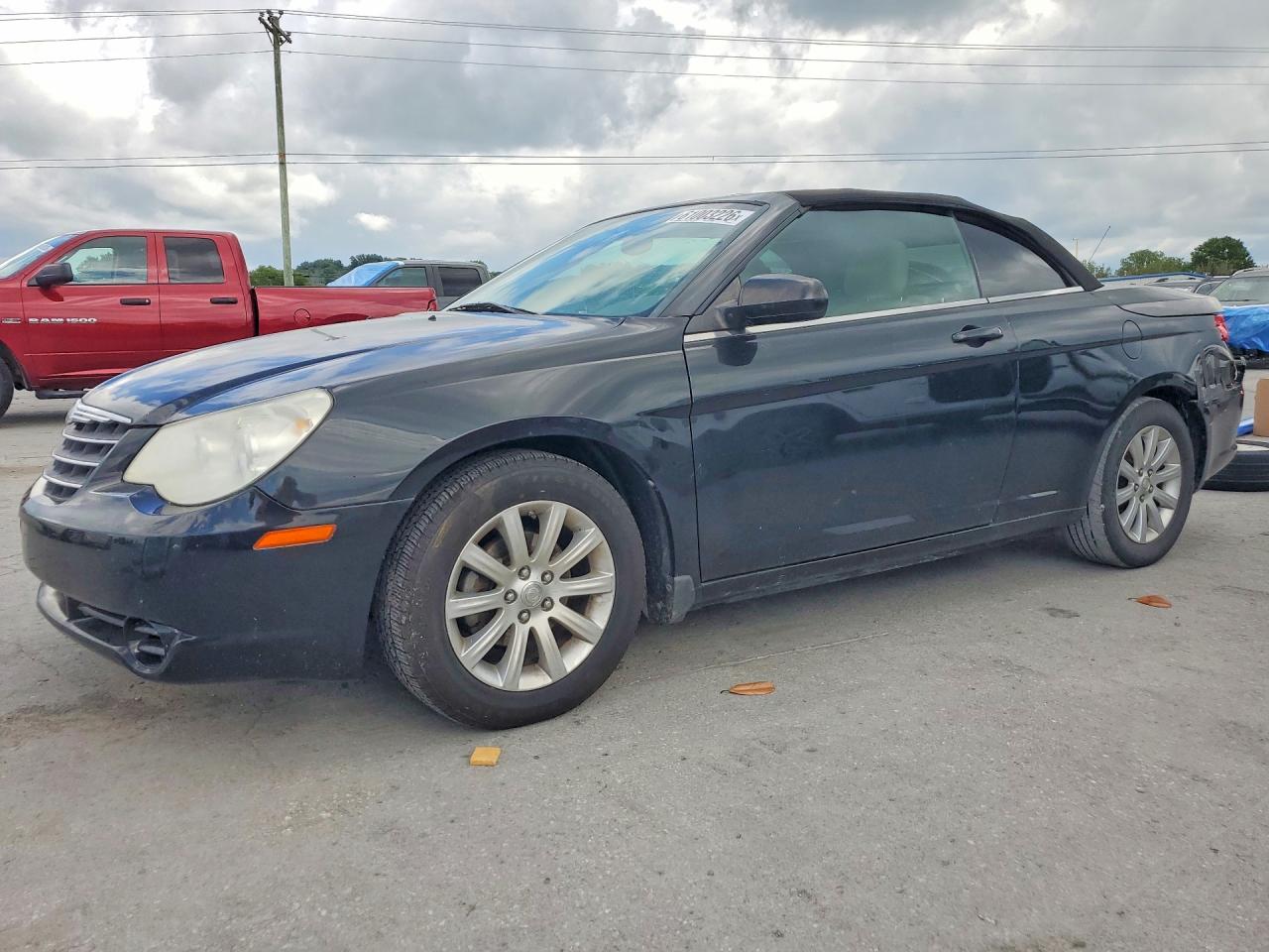 2010 Chrysler Sebring Touring Black vin: 1C3BC5ED2AN222363